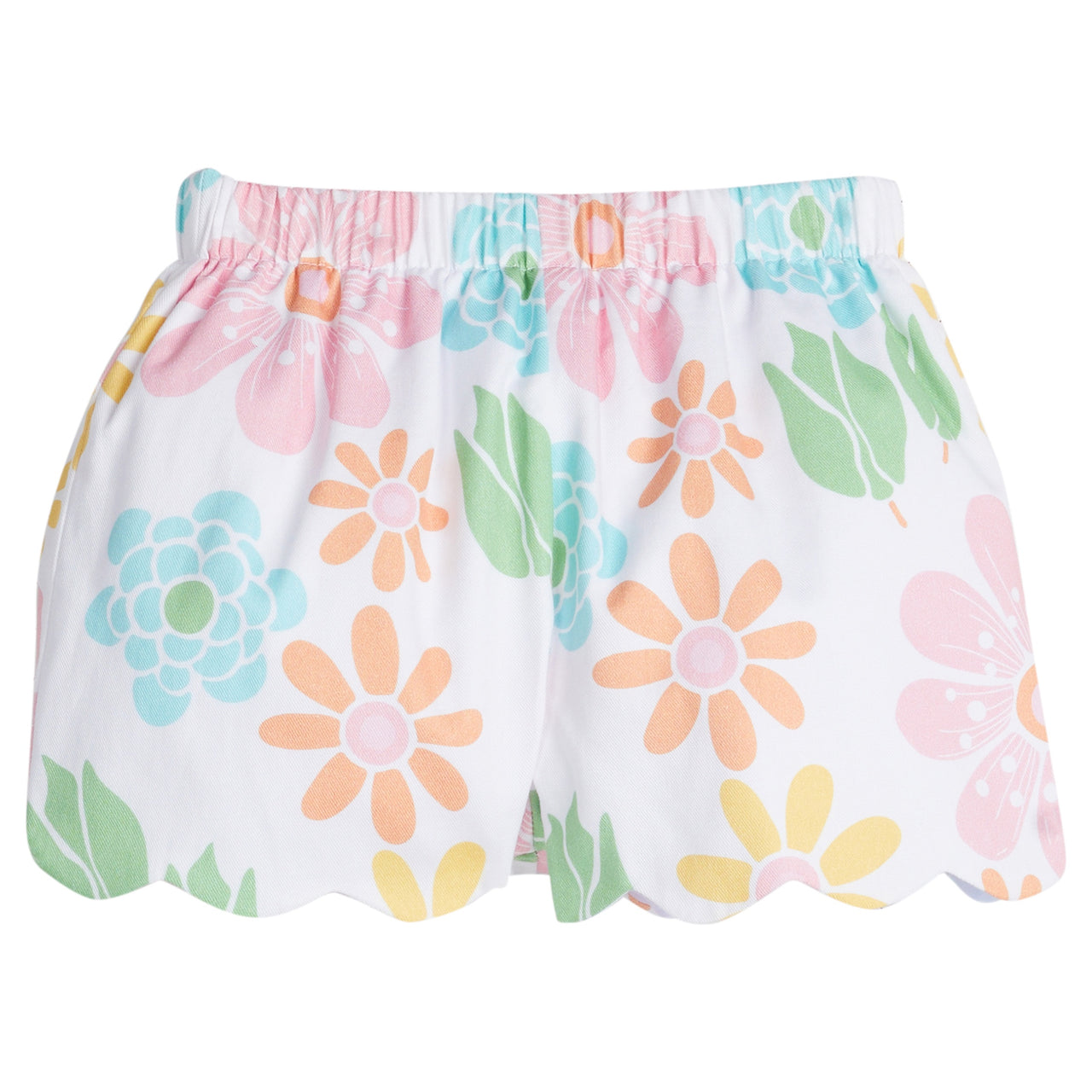 Little English Scallop Short Retro Floral 5202