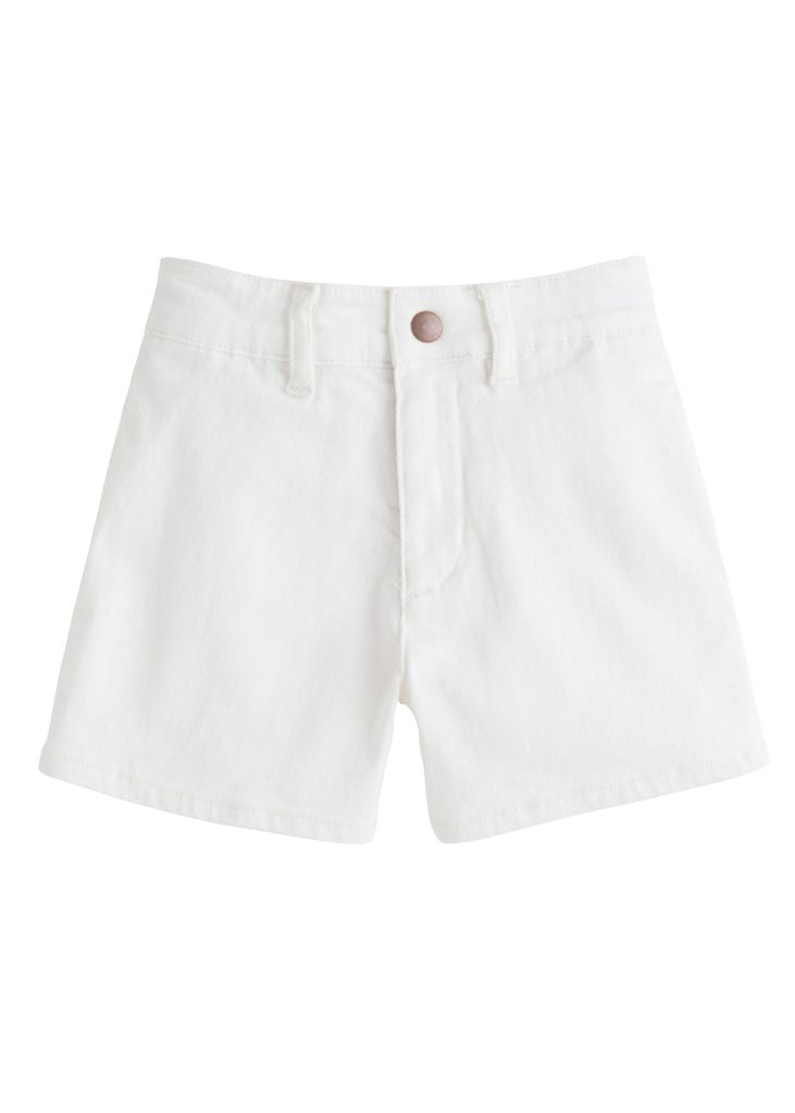 Bisby Denim Shorts Ivory 5202