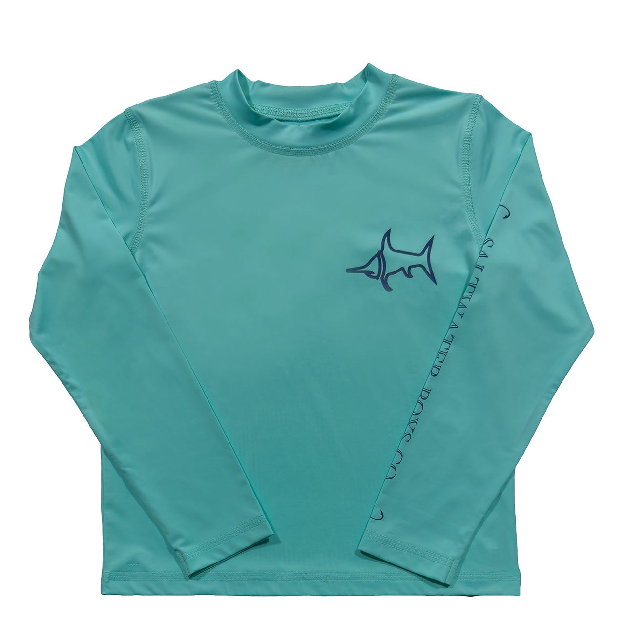 Saltwater Boys Tybee Rashguard Aqua 3034 5202