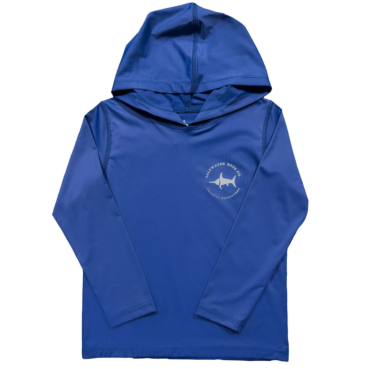 Saltwater Boys Flag Performance Hoodie Navy 3041 5202