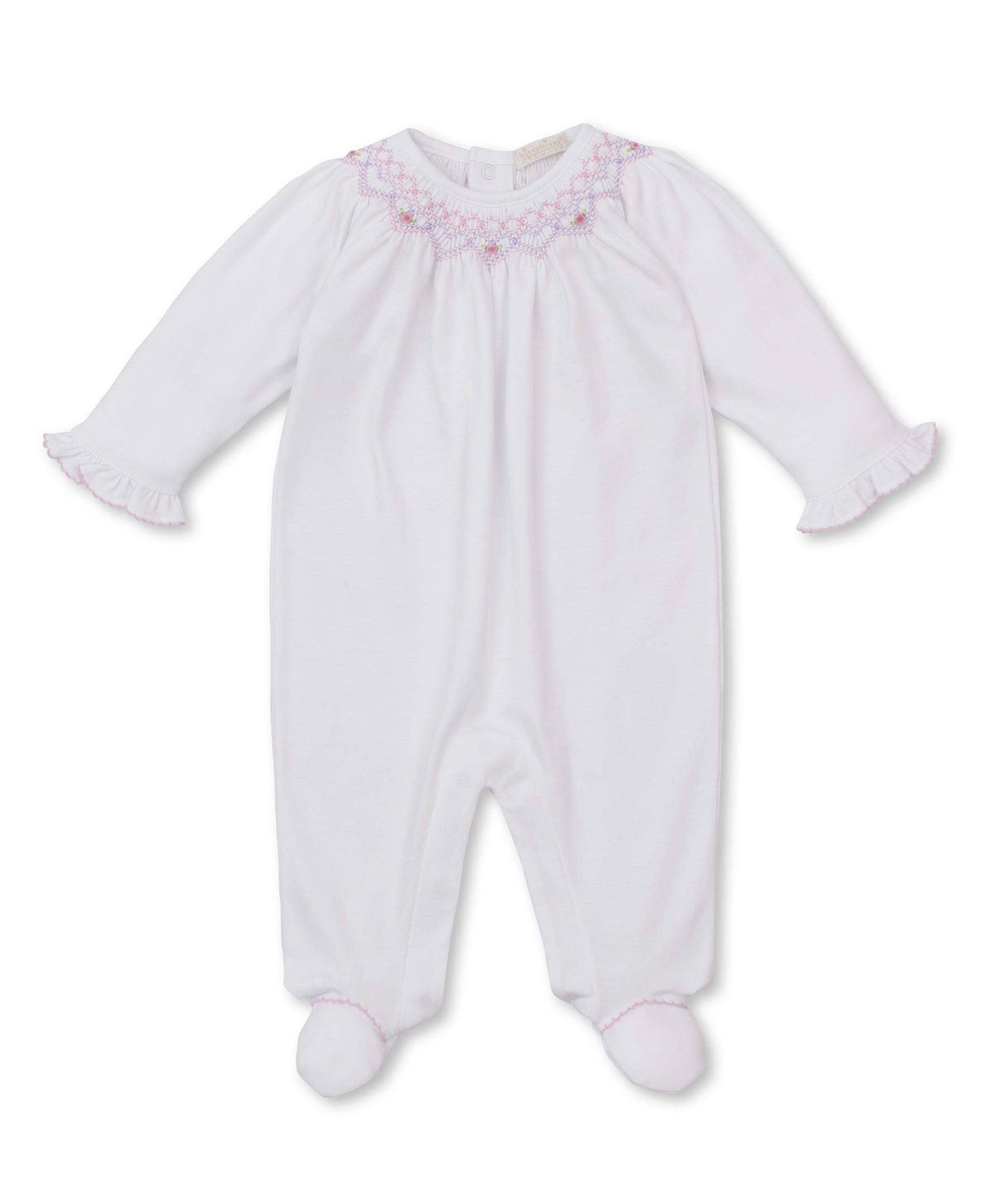 Kissy Kissy CLB Summer Bishop Footie W/Hand Smockin KGQ12072N-K192 5202
