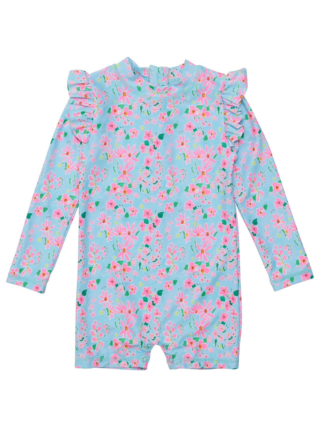 SnapperRock Daisy Chain LS Sunsuit 5202