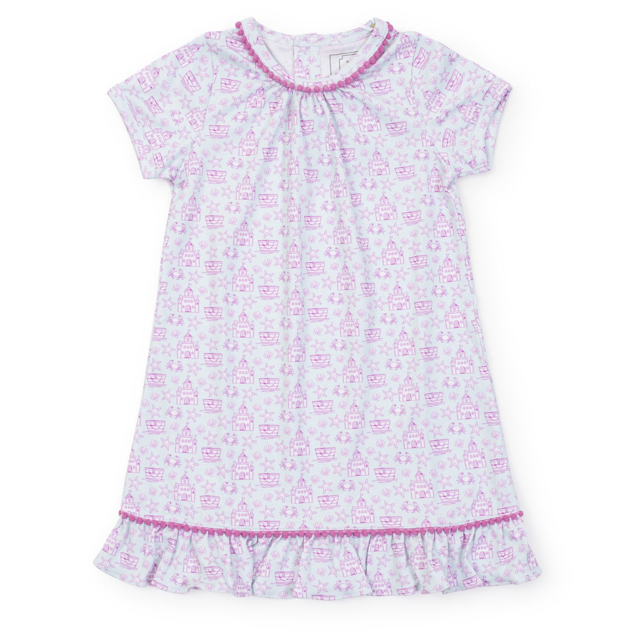 Lila & Hayes Camden Dress Sandcastles Pink 5202