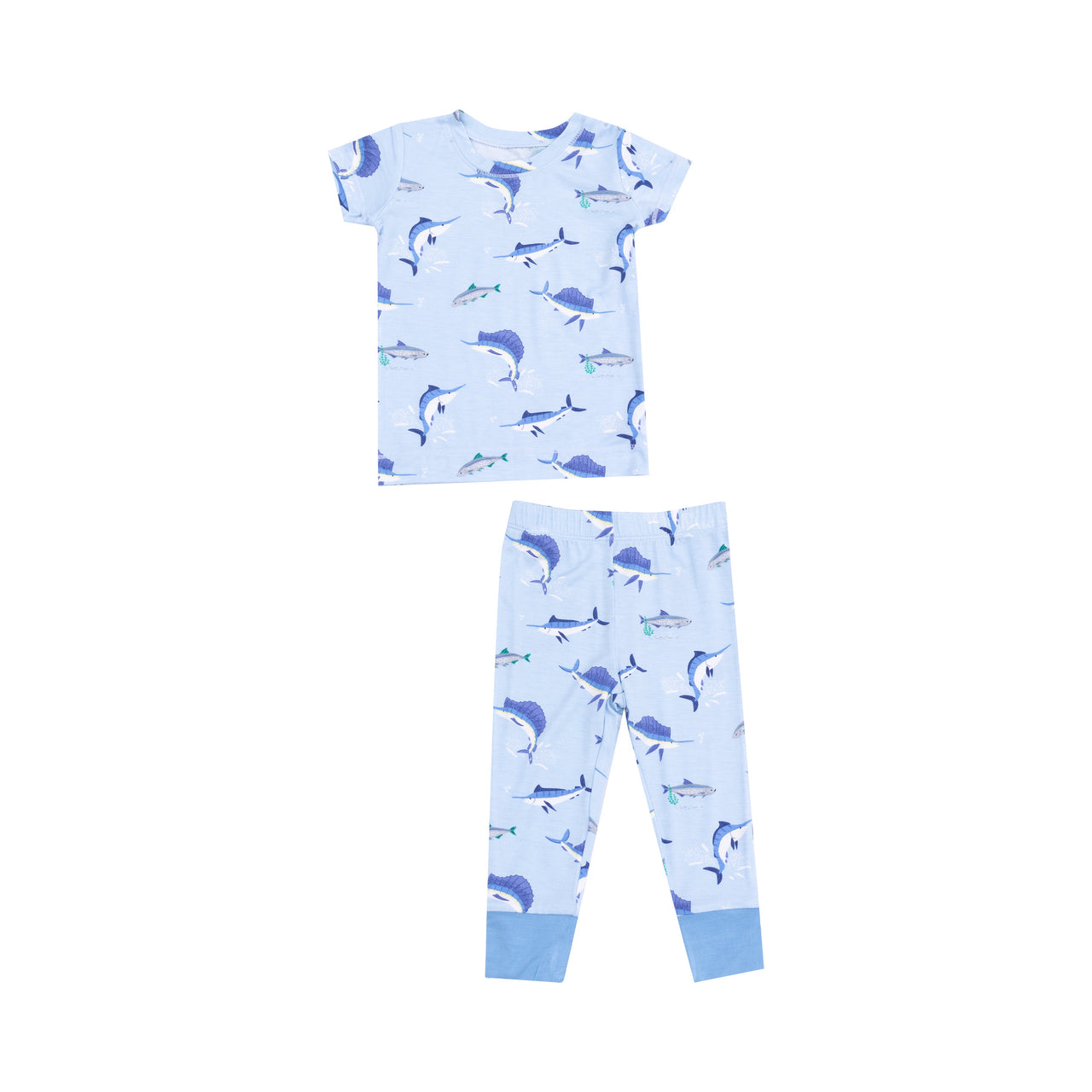 Angel Dear Deep Sea Fishing Blue S/S Loungewear Set 5202