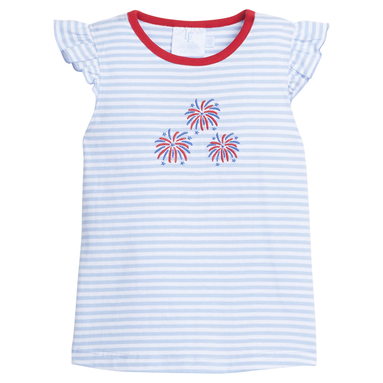 Little English Applique Tilly Tank Firecracker 5203