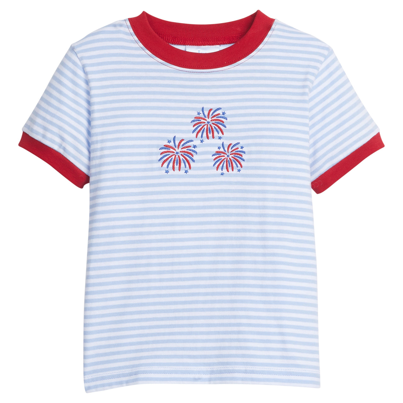 Little English Applique T-Shirt Firecracker S8BT25 5203