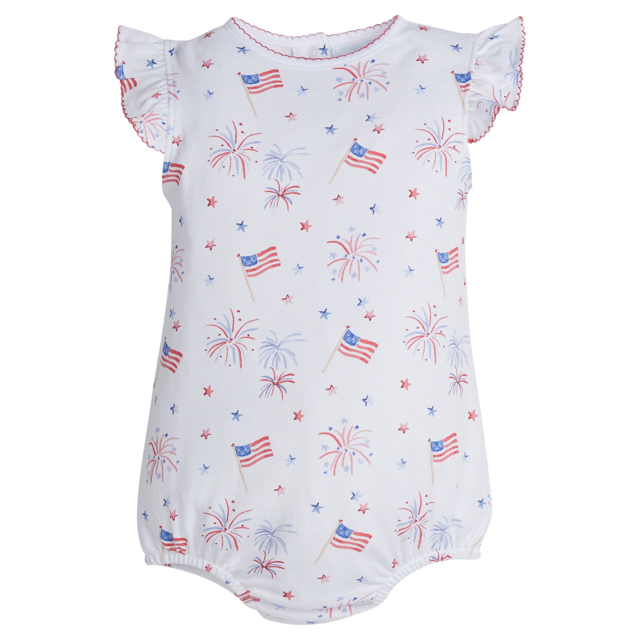 Little English Printed Angel Sleeve Bubble Flags 5203