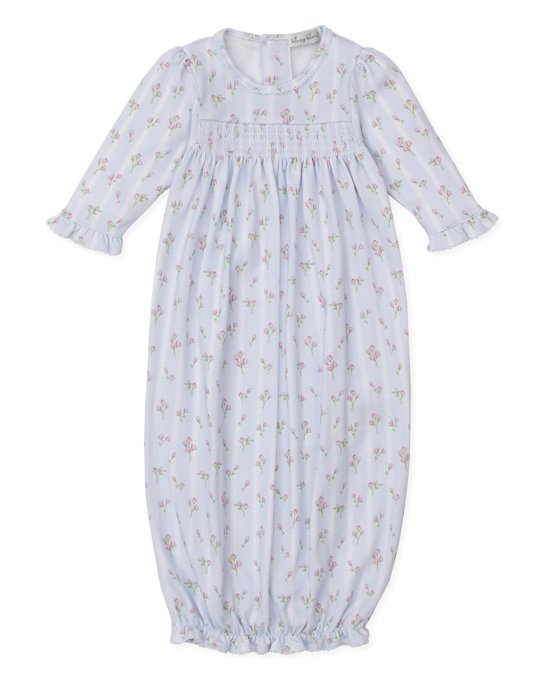 Kissy Kissy Ribbon Stripe Bouquets Sack PRT Smocking 5206
