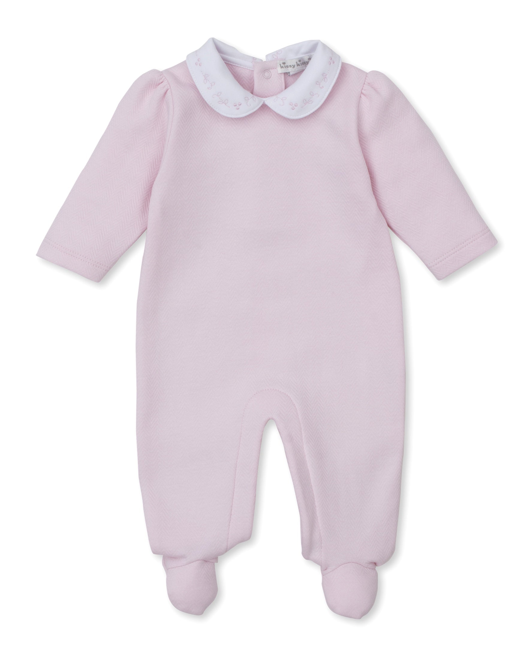 Kissy Kissy Sweet Homecoming Jacquard Footie 5206