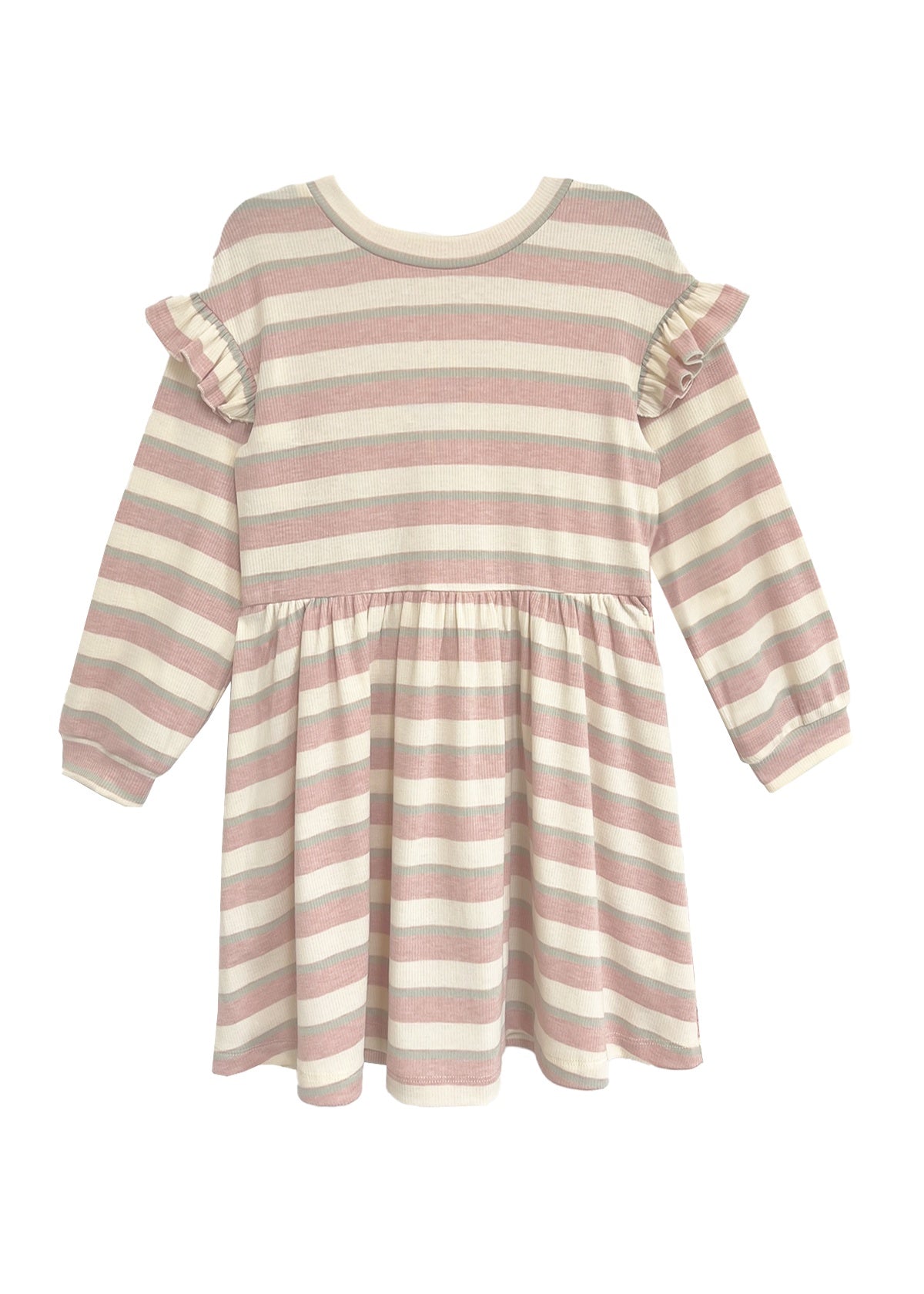Mabel and  Honey Candy Stripe Dress Pink 7391PK 5207
