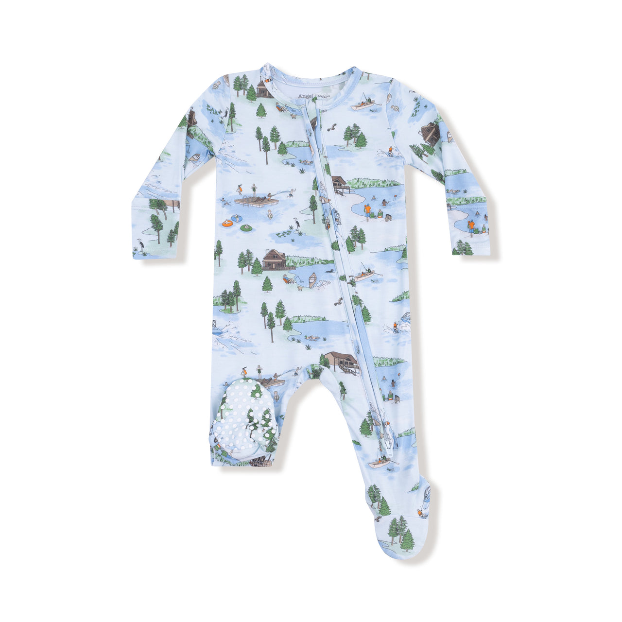 Angel Dear Lake Life 2 Way Zipper Footie 651-F25 5208