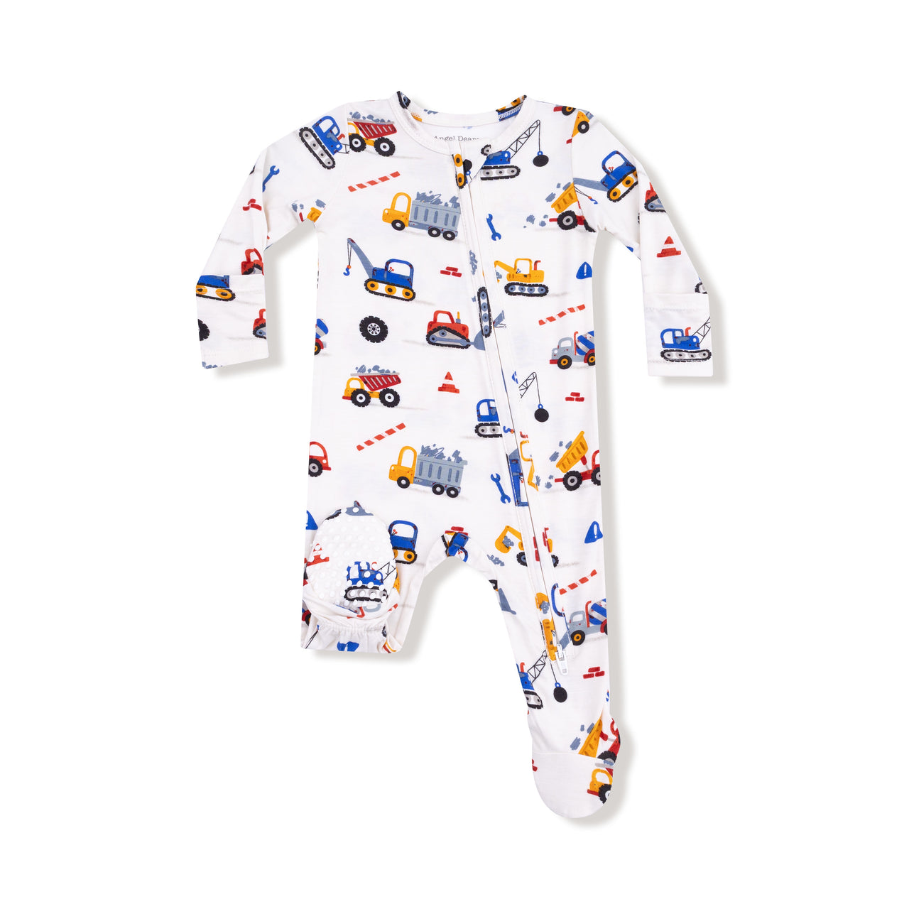 Angel Dear Crayon Construction 2 Way Zipper Footie 651-F25-CRA 5208