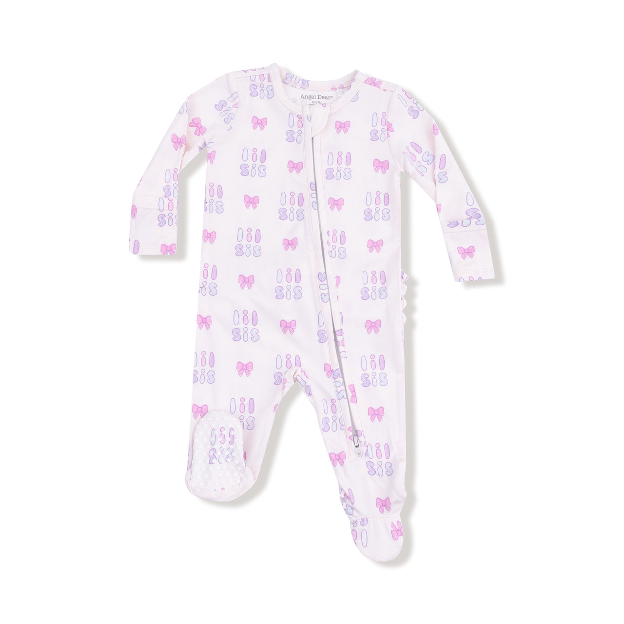 Angel Dear Lil Sis 2 Way Zipper Footie 653-f25 5208