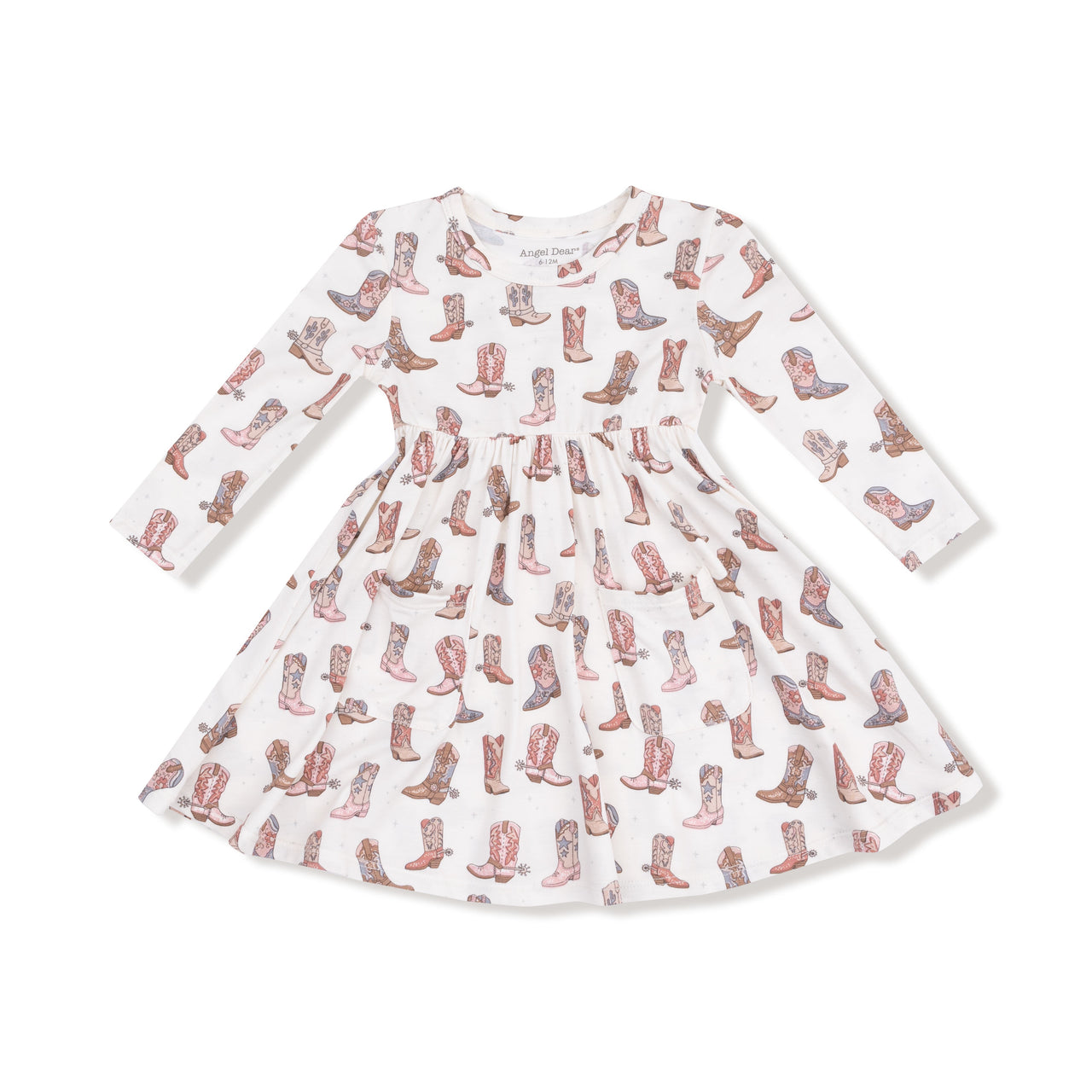 Angel Dear Future Cowgirl Twirly L/S Dress 544-F25-FCG 5208