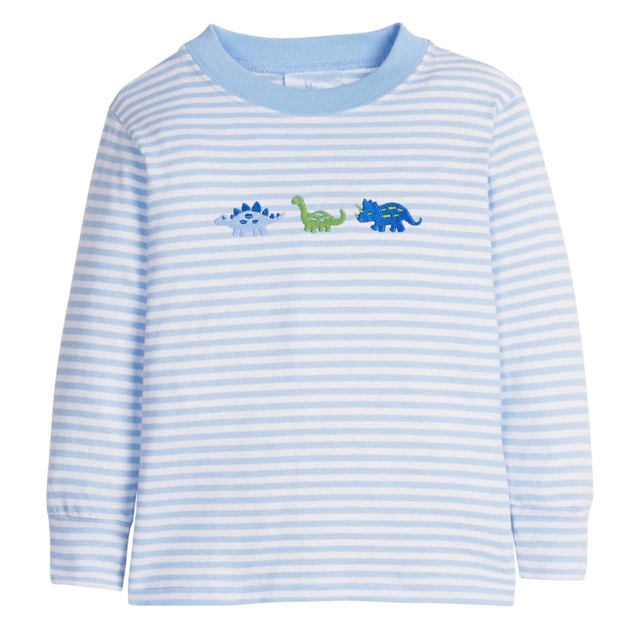 Little English Embroidered T-Shirt Dinosaur 5208
