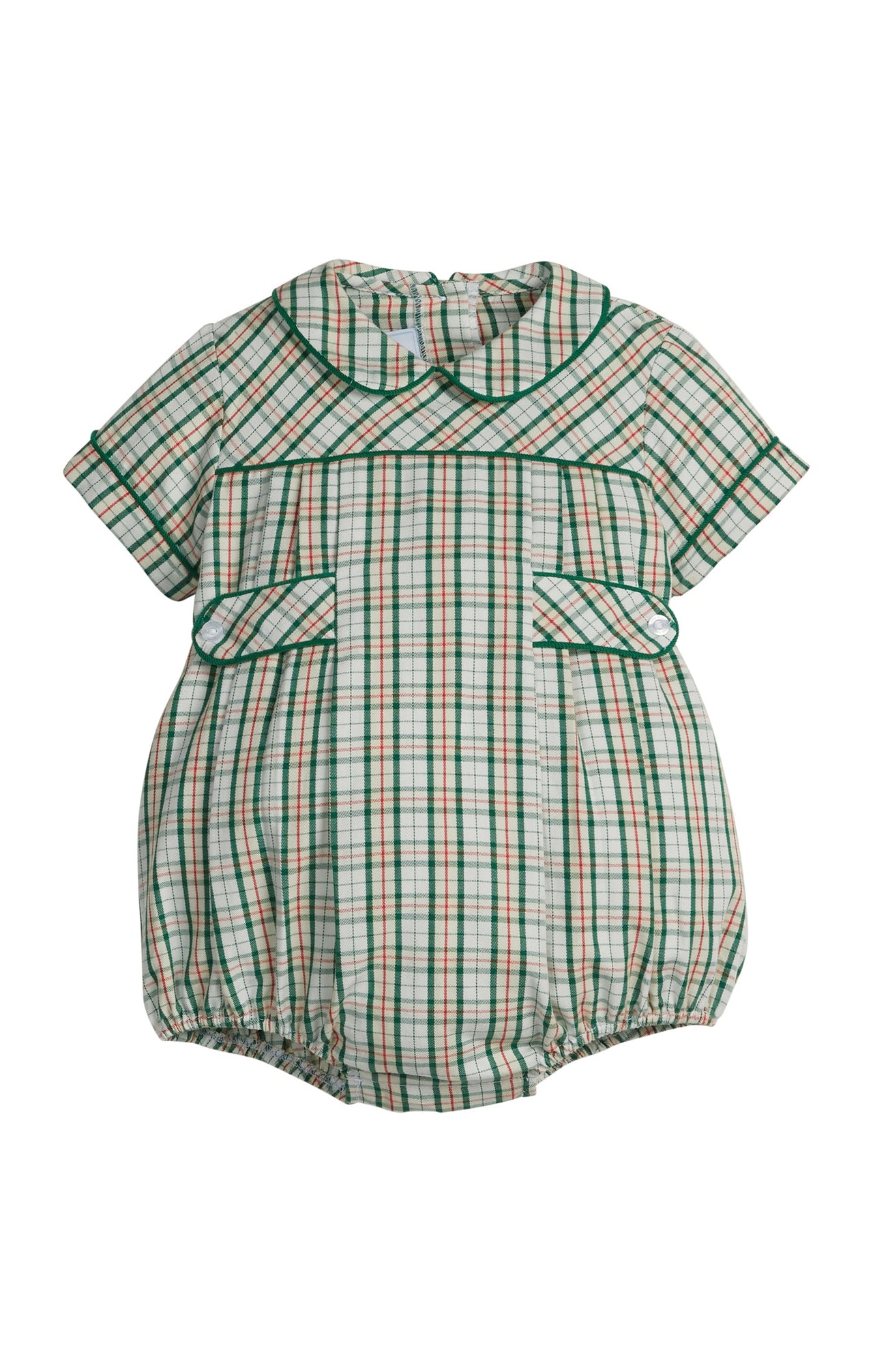 Little English Bennet Bubble Mistletoe Tartan 5209
