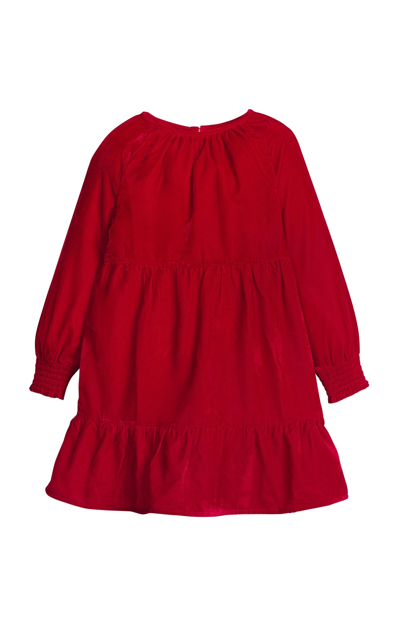 Little English Emerson Dress Red Velvet 5209