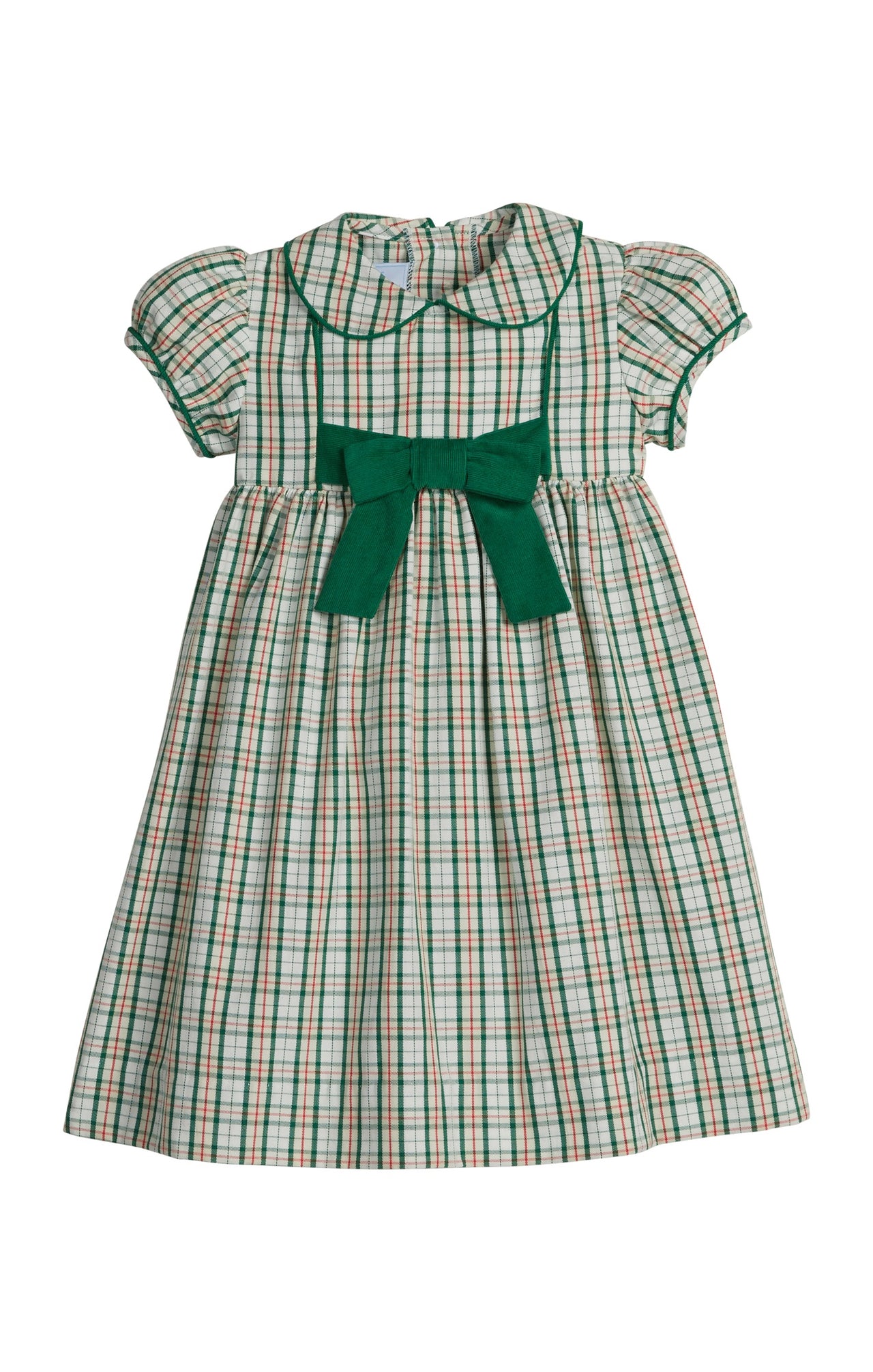 Little English Marisa Dress Mistletoe Tartan 5209