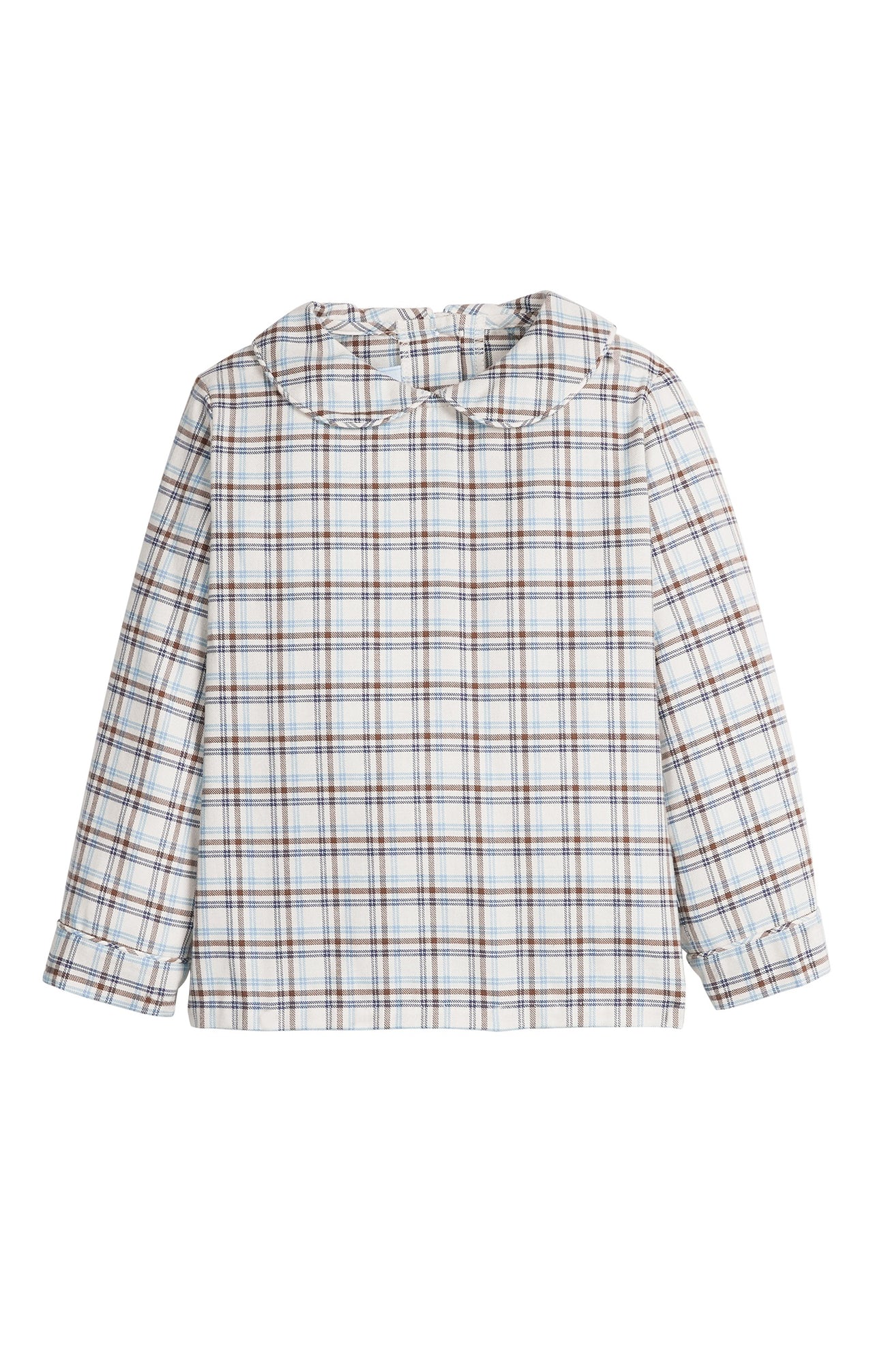 Little English Peter Pan Shirt Clarkson Plaid 5209