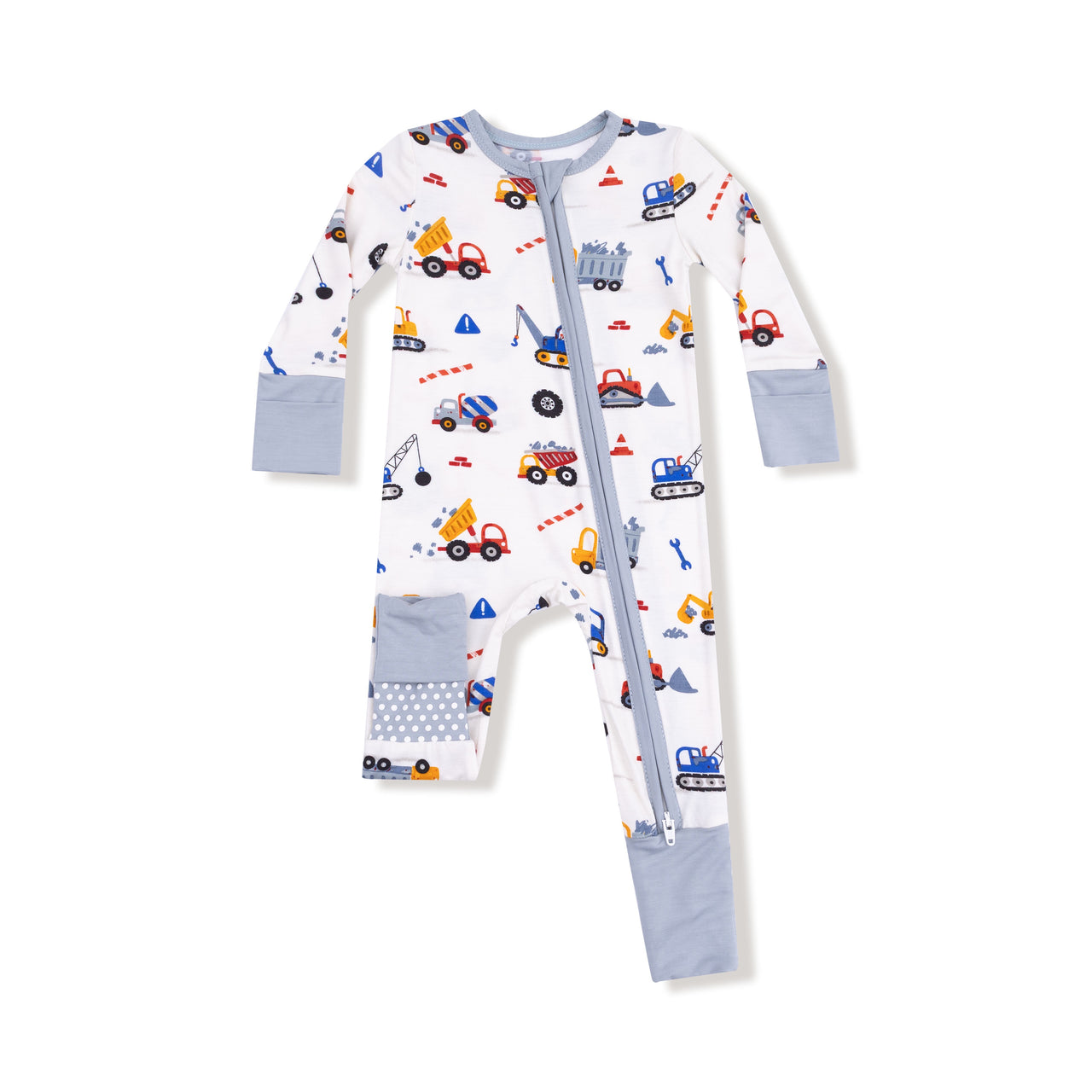Angel Dear Crayon Construction 2 Way Zipper Romper 126-F25-CRA 5209