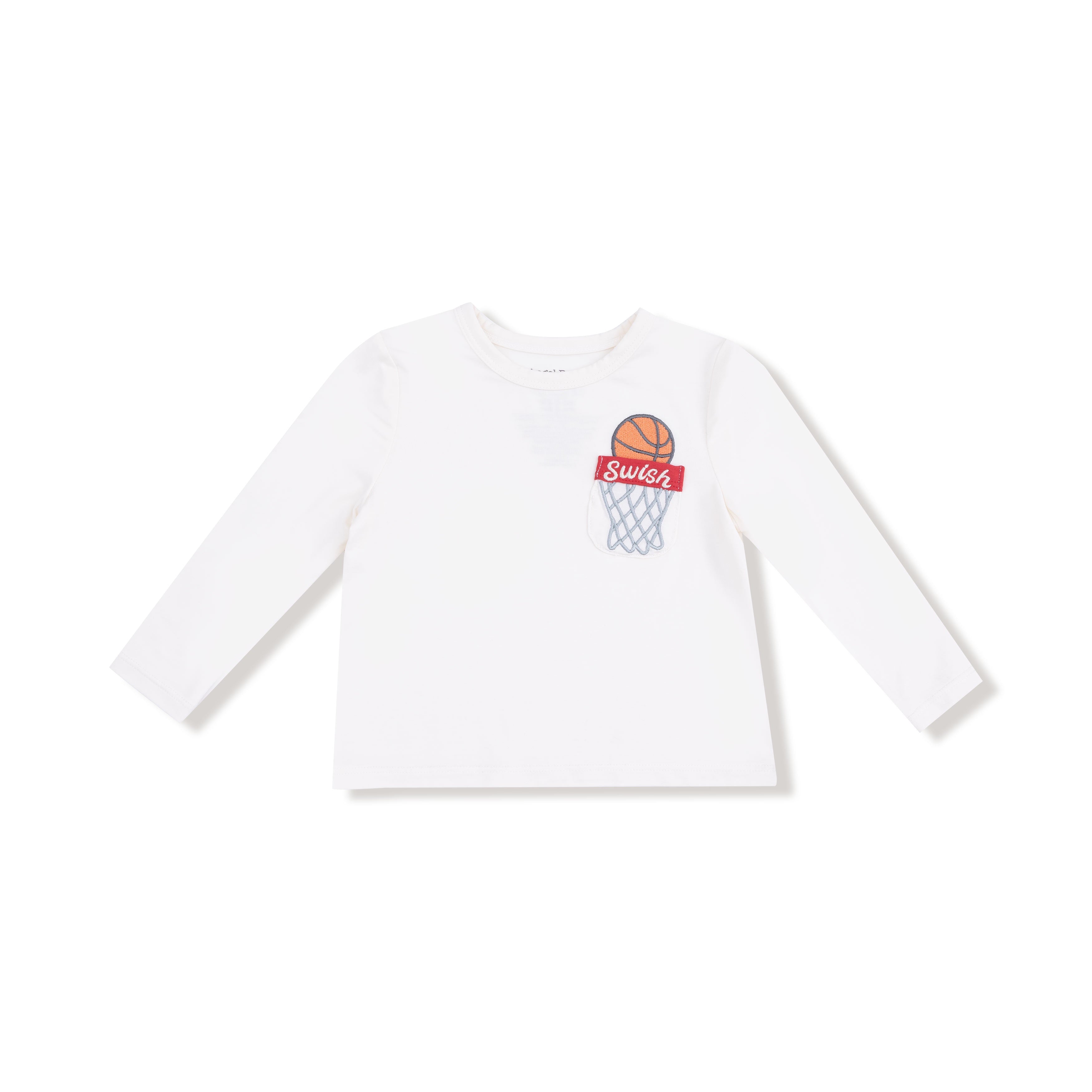 Angel Dear Varsity Orange Bamboo Tee/Basketball Emb 902-F25/VOR 5209