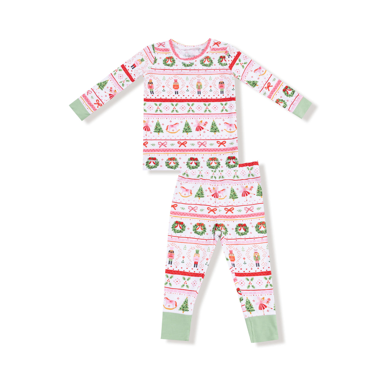 Angel Dear Sugar Plum Fairy Nutcracker Fair Isle Pink L/S Loungewear Set 171-F25-SPF4 5209