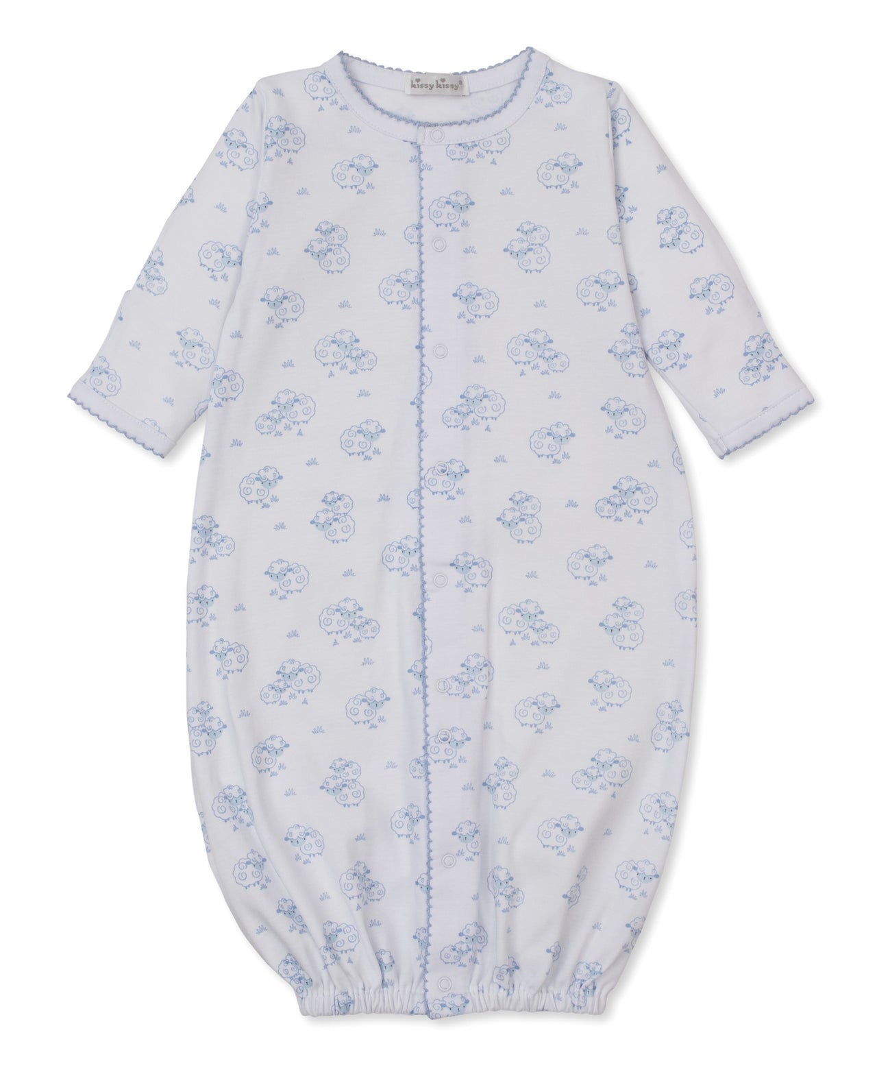 Kissy Kissy Sweet Sheep Converter Gown White/Blue KBW13336N 5211