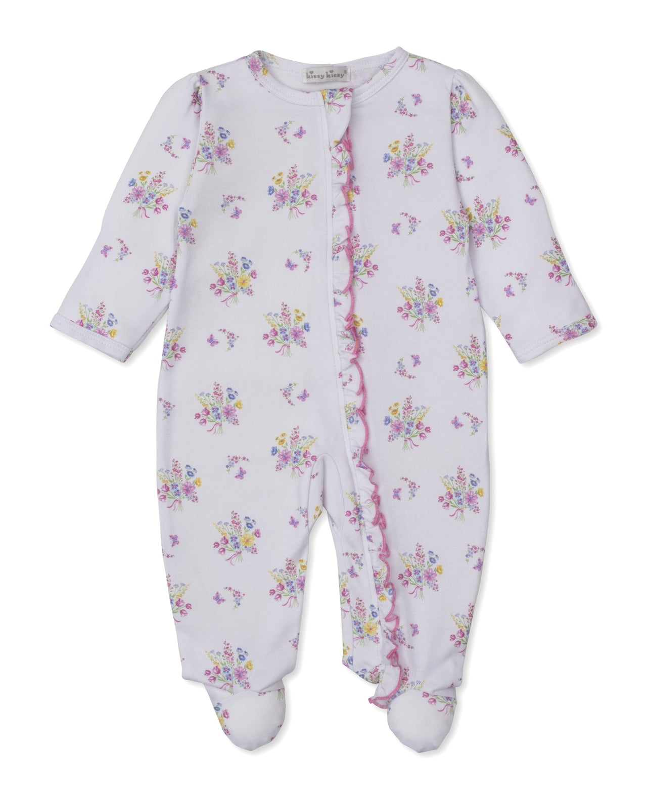Kissy Kissy Pastel Gardens Footie W/Zip PRT KGQ13853N-K999 5212