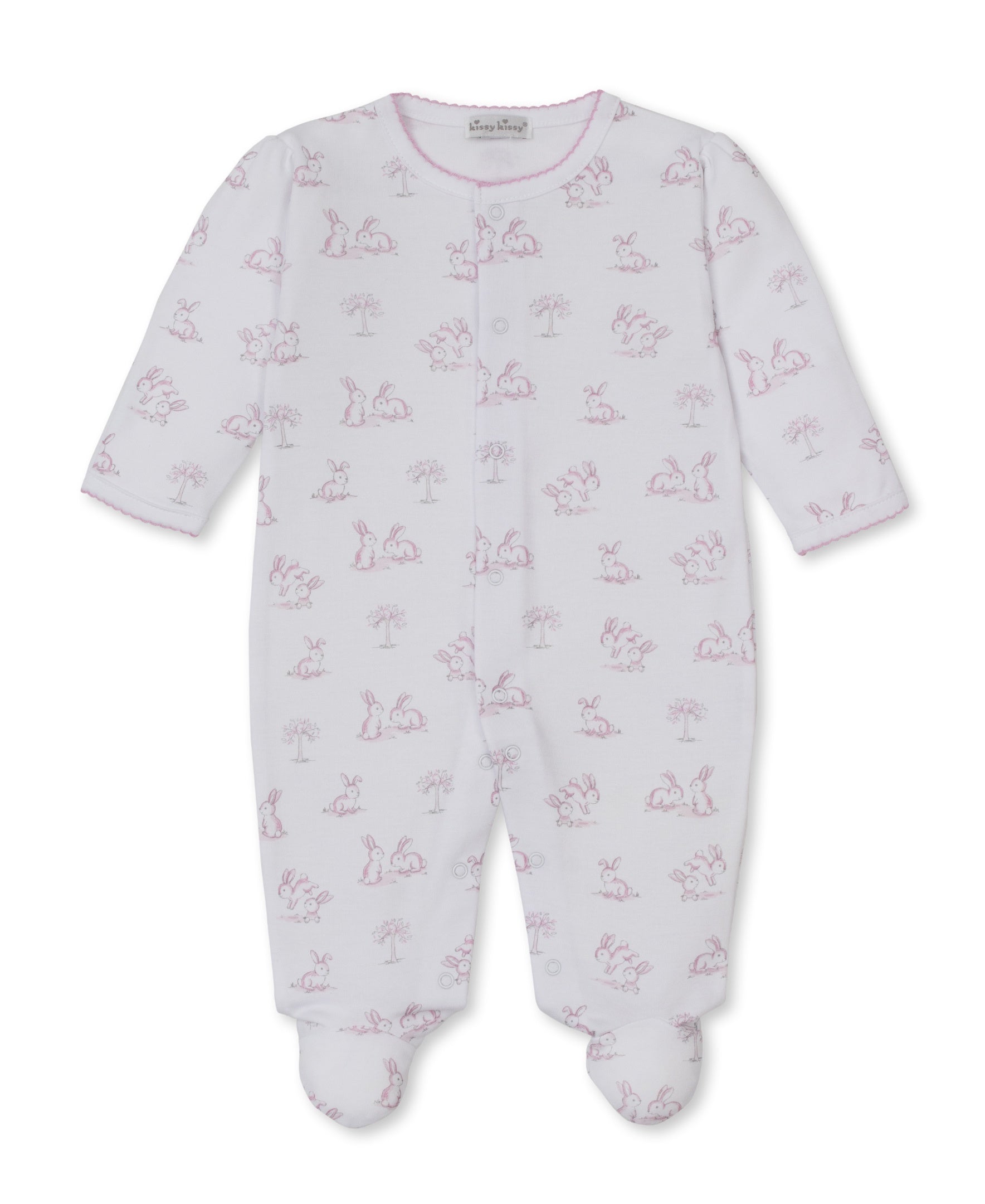 Kissy Kissy Springtime Bunny Fun Footie PRT 5212