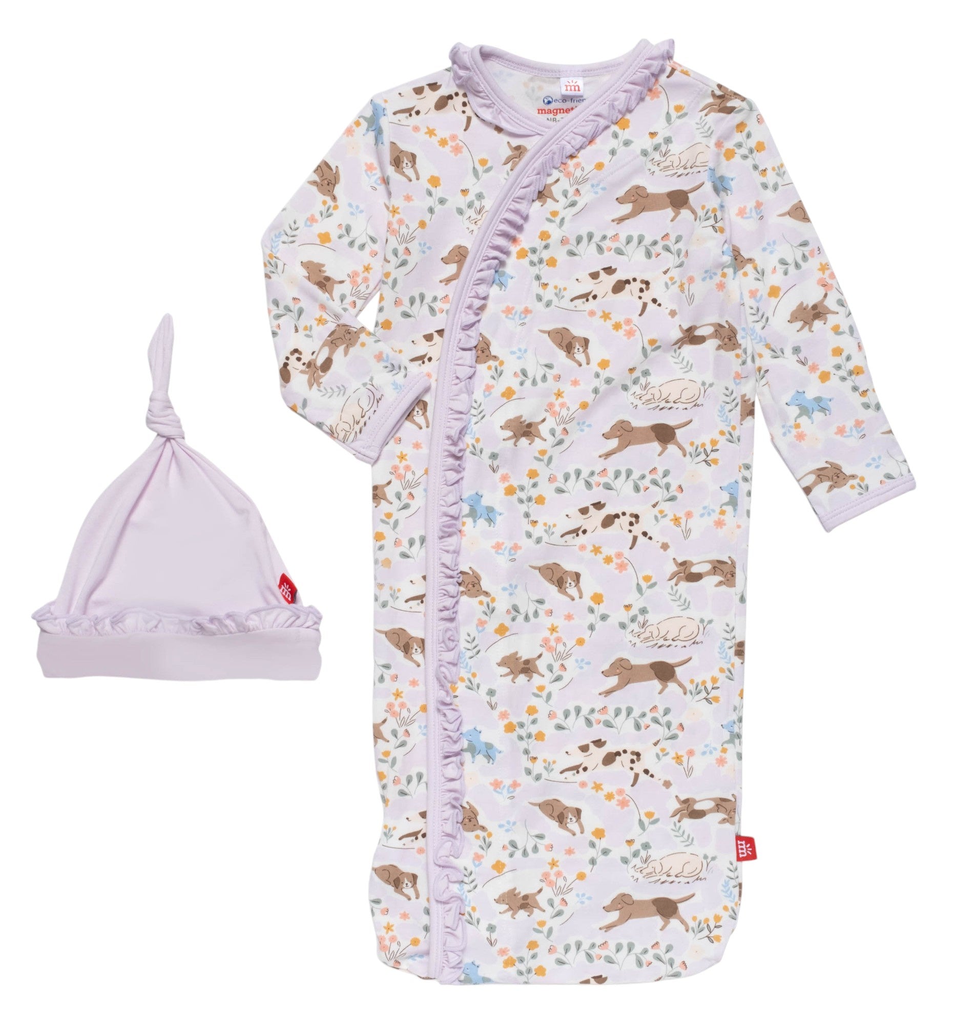 Magnetic Me Best Fur End Ruffle Placket Gown & Hat Set MSESMG02BT 5203