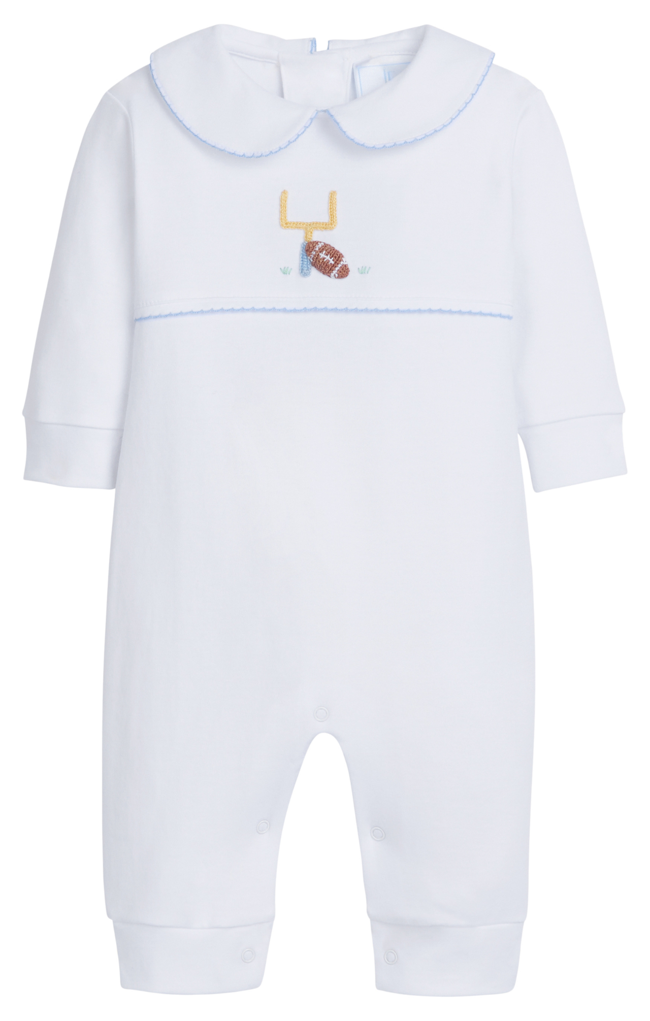 Little English Crochet Playsuit Football 5109