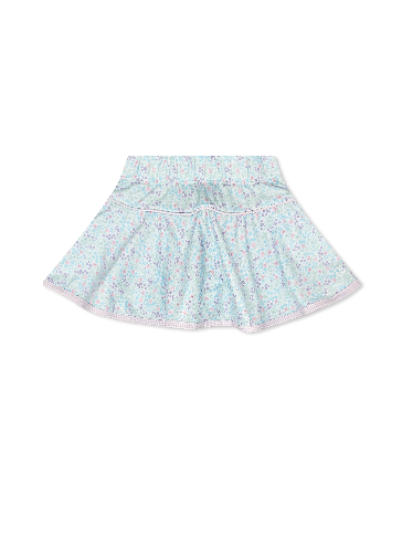 Set Athleisure Quinn Skort Frosted Floral Petal Purple Minigingham 5208