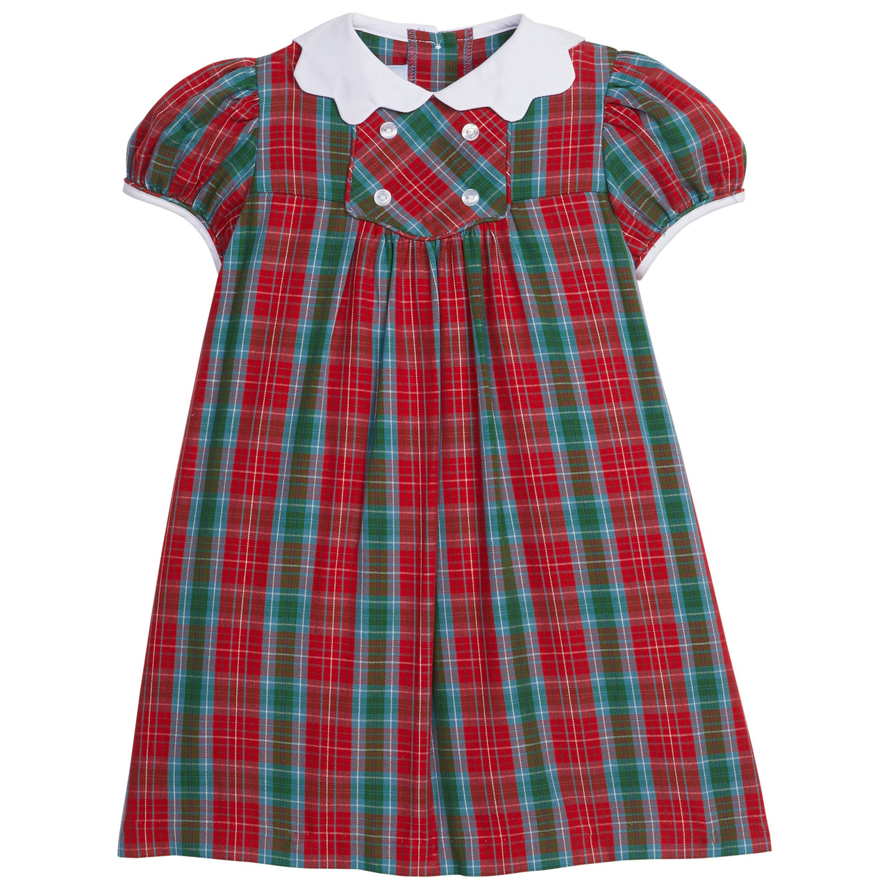 Little English Fallon Dress  Highlands Tartan 5109