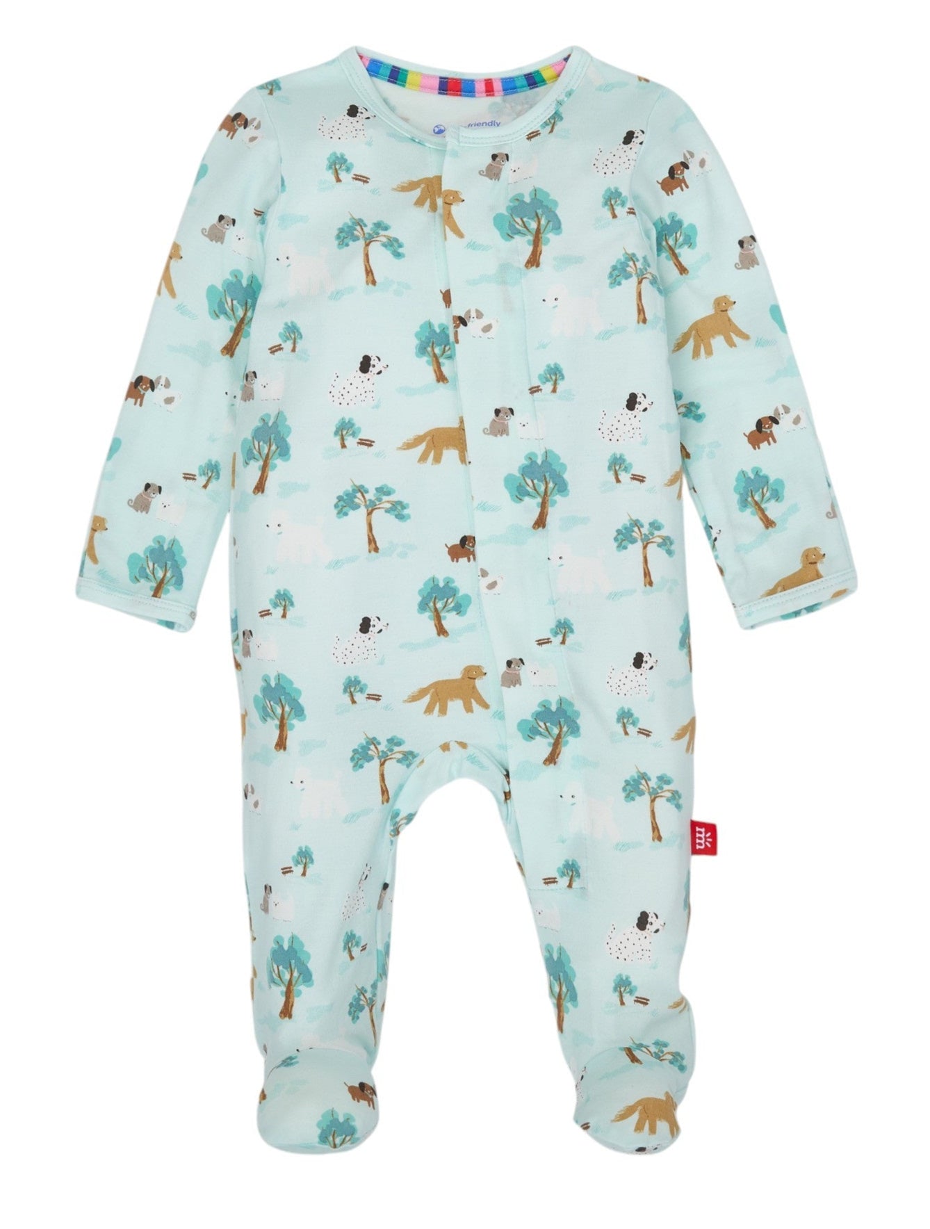 Magnetic Me Central Bark Modal Footie 5204