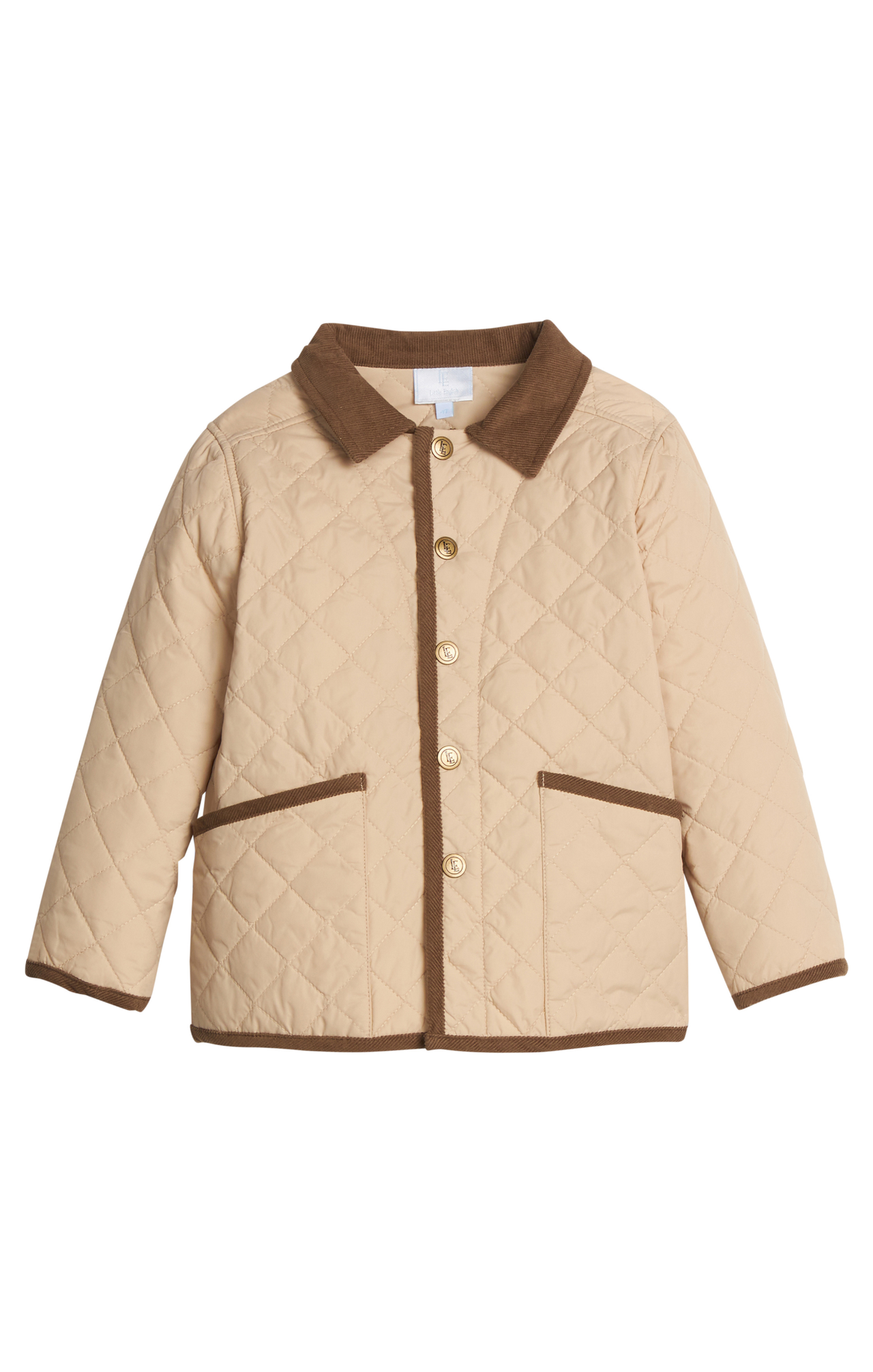 Little English Classic Quilted Jacket Khaki 5208