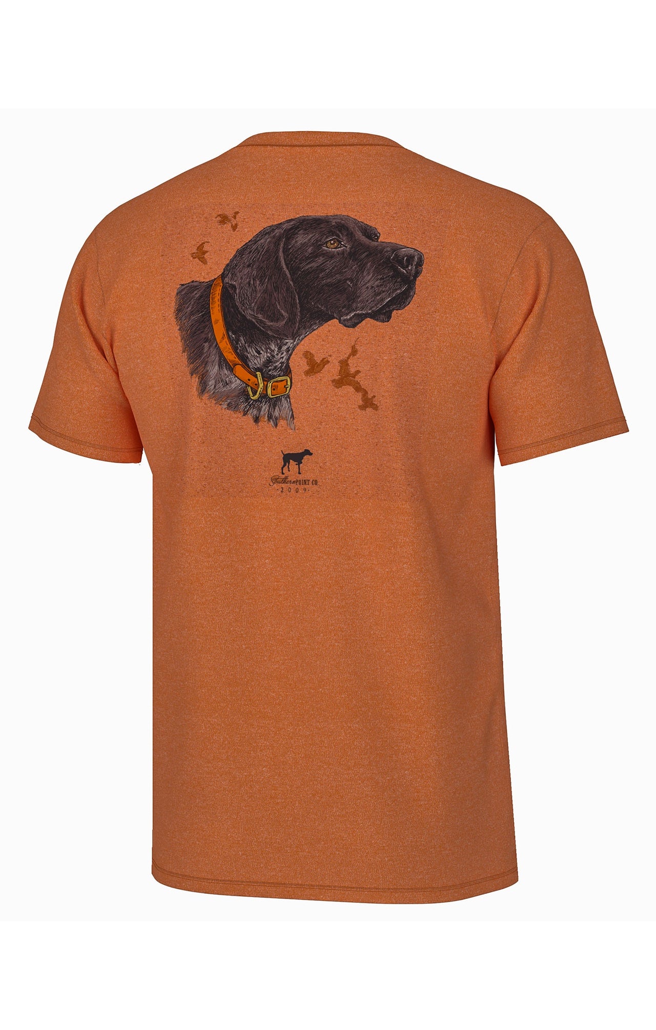 Southern Point Youth Shadow Greyton Short Sleeve Tee Burnt Orange YST780 5110