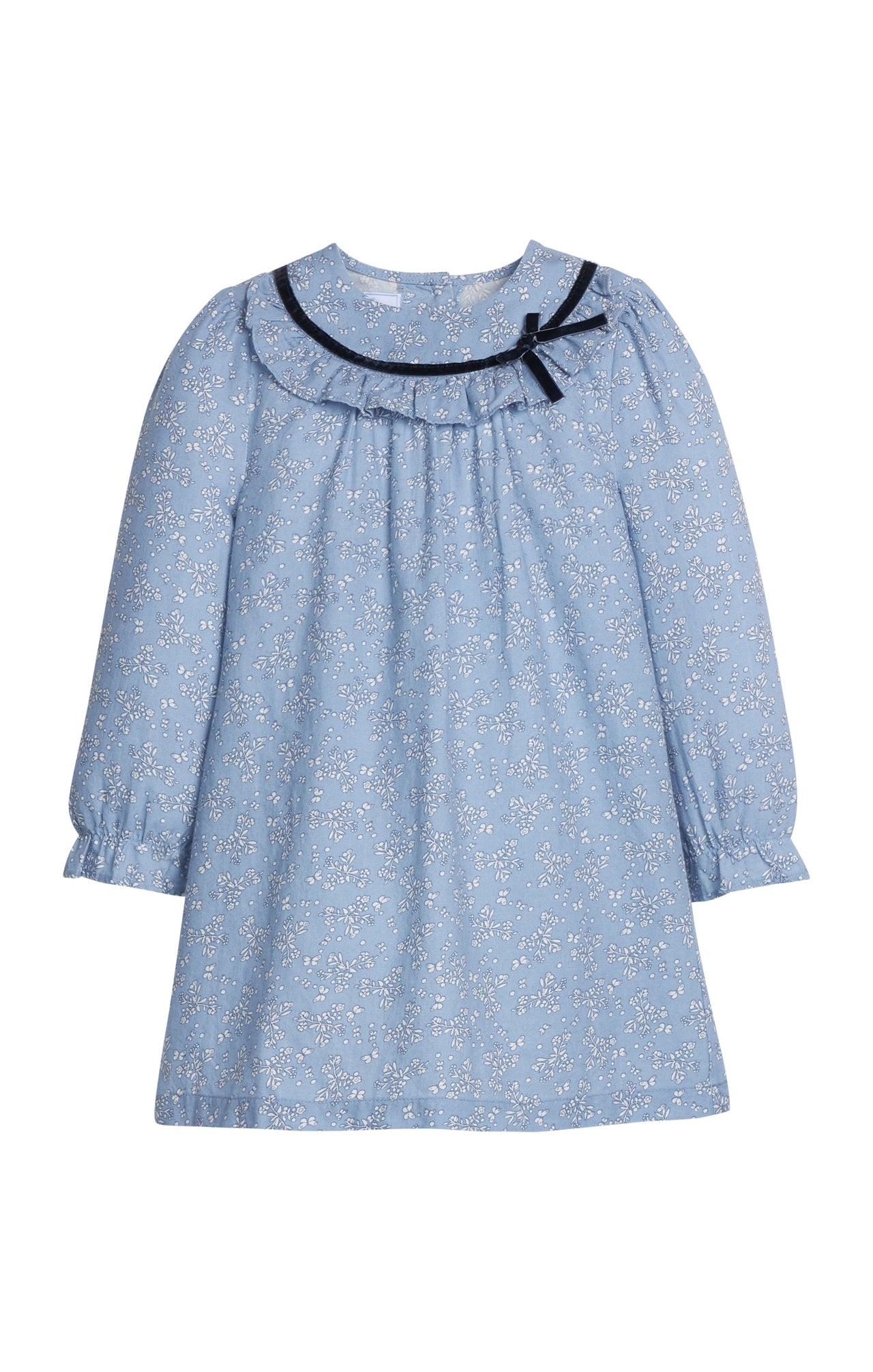 Little English Amelia Dress Greystone Floral 5207