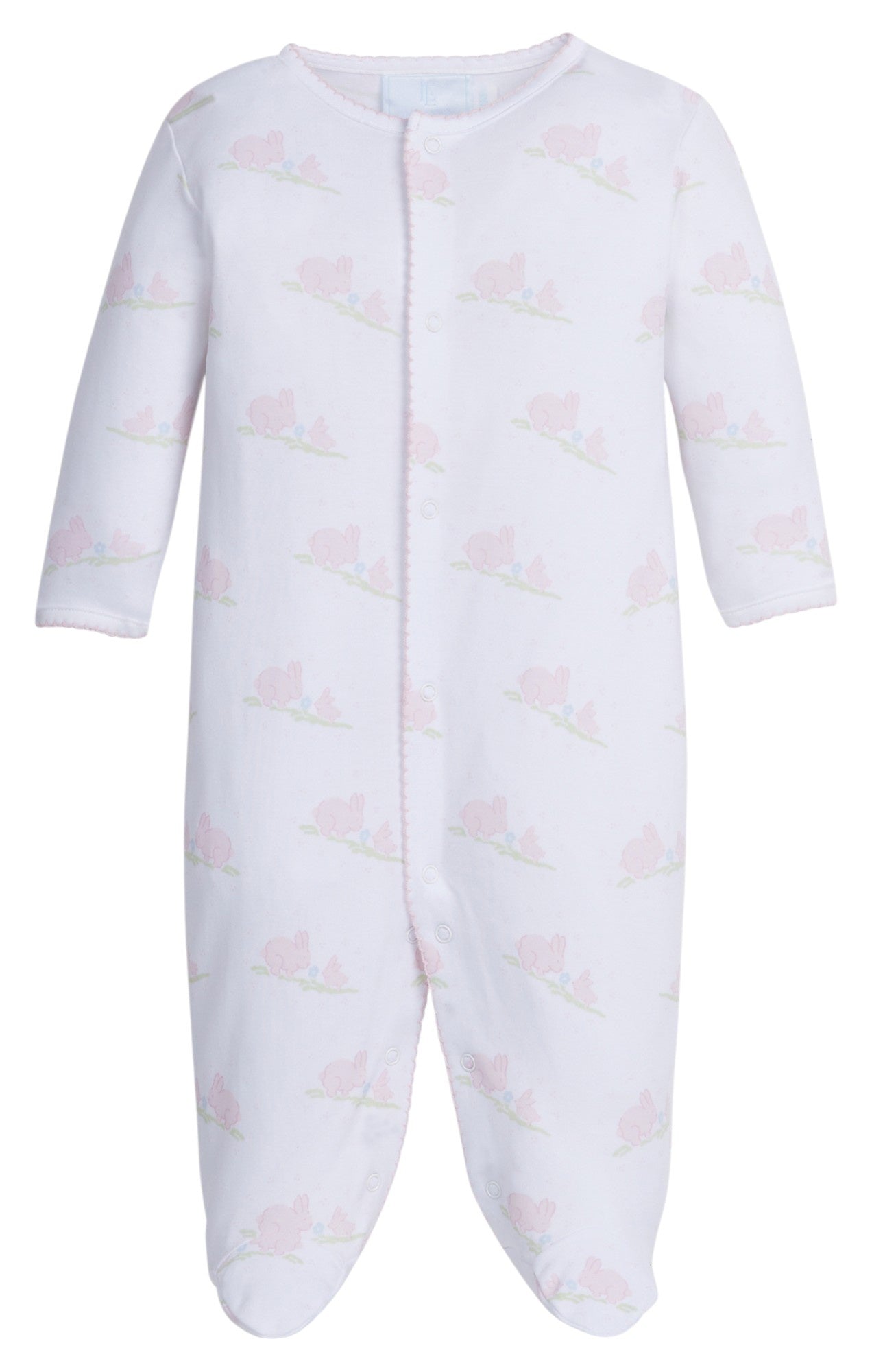 Little English Bunnies Printed Footie 5201