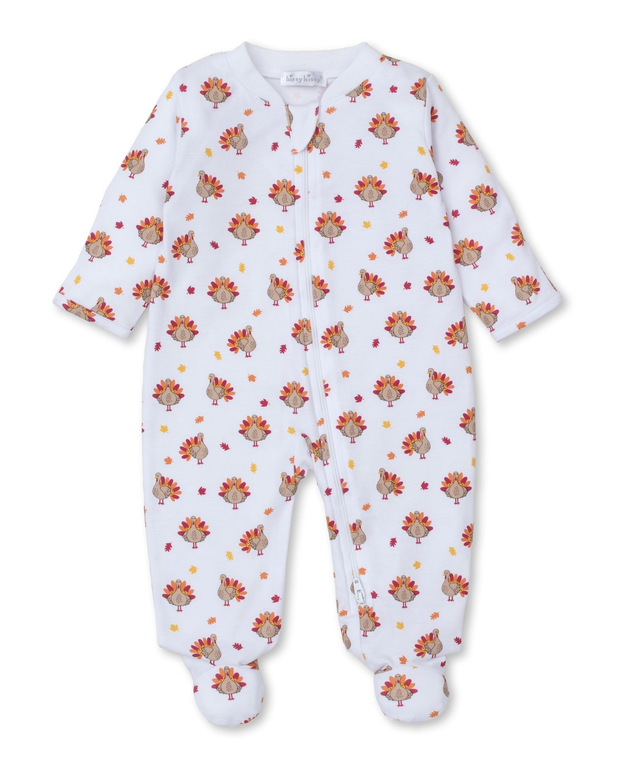 Kissy Kissy Turkey Time Footie W/Zip PRT KNQ11208N-K999 5107