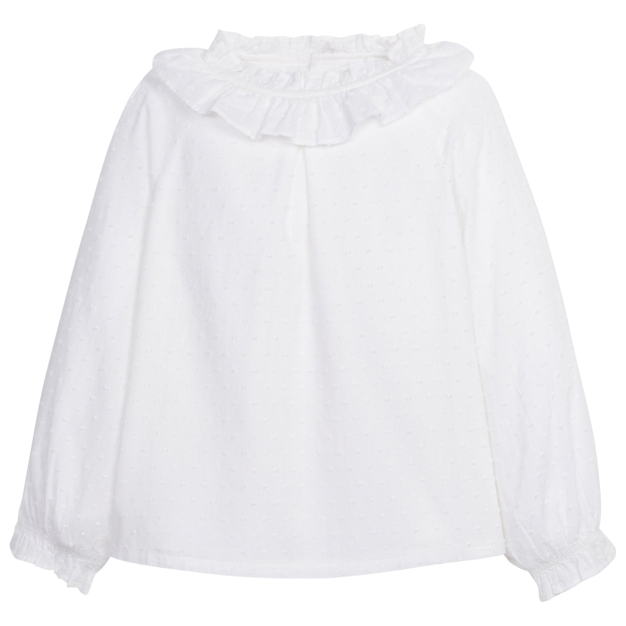 Little English Lauren Blouse Ivory 5109