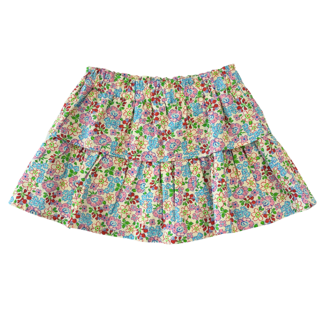 Bisby Bloomsbury Blossoms Tiered Skort BS5024A 5201