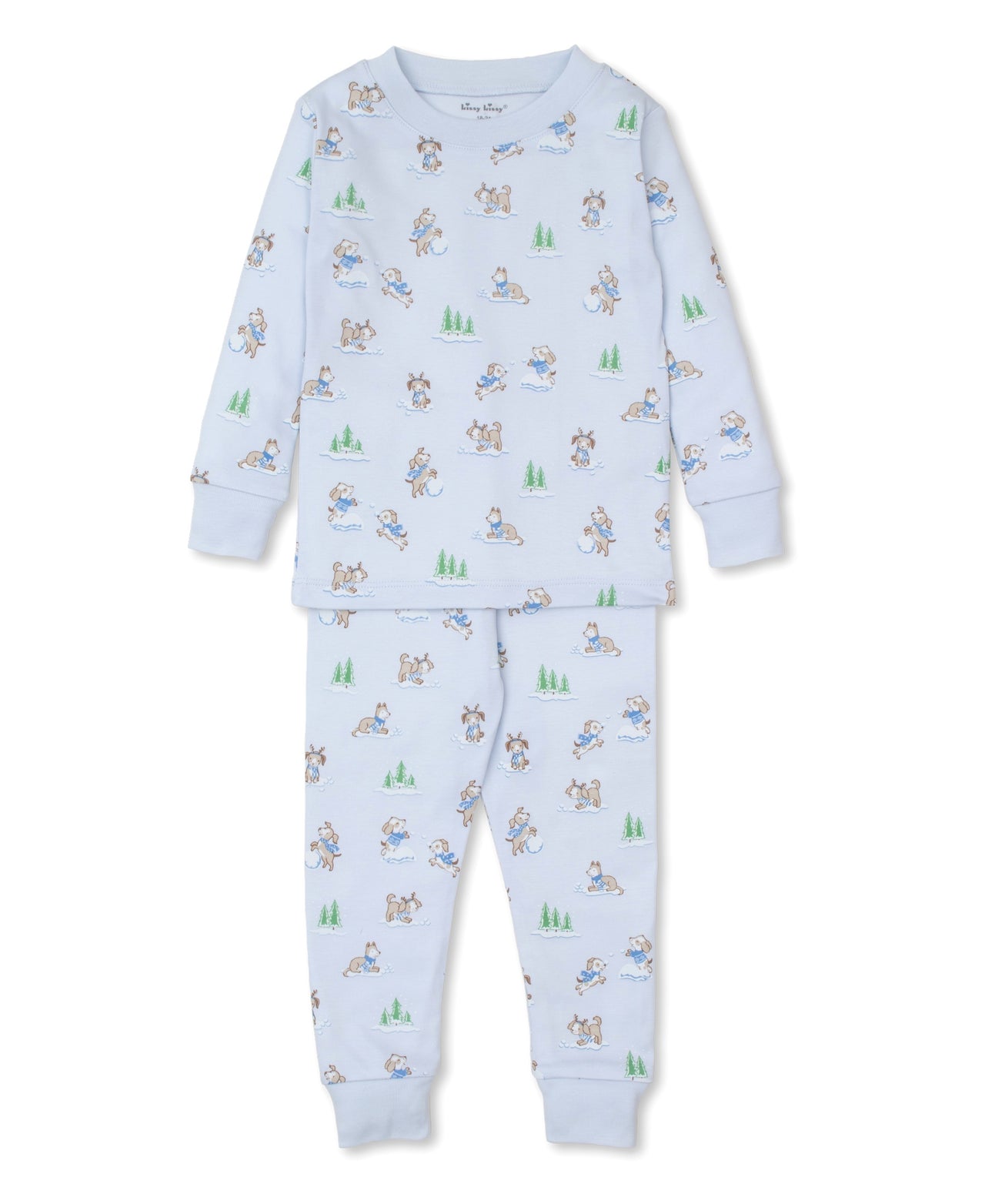 Kissy Kissy PJS Puppy Snowball Pranks Pajama Set Snug PRT Light Blue KB610566I/P-K494 5108