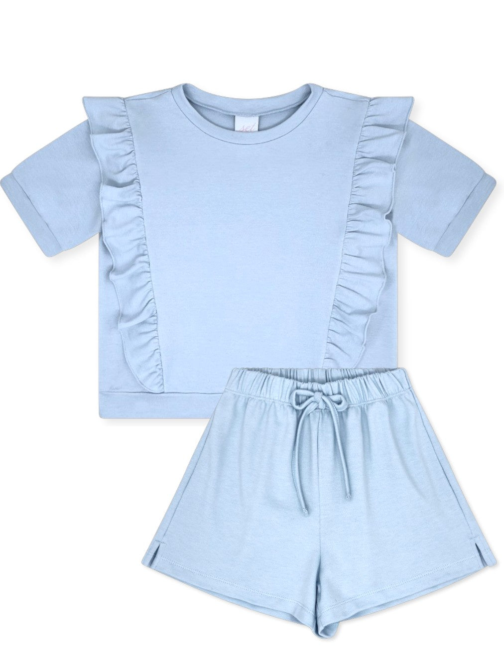 Set Proper Magnolia Top & Chelsea Short Boardwalk Blue 5202