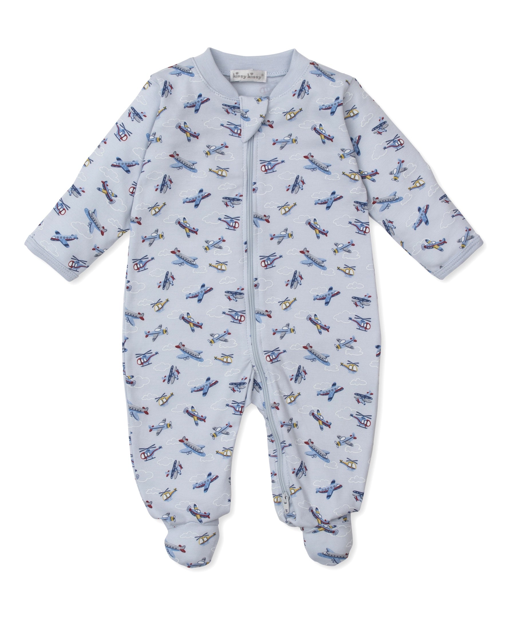 Kissy Kissy Air Adventures Footie W/Zip PRT KBQ12407N-K480 5205