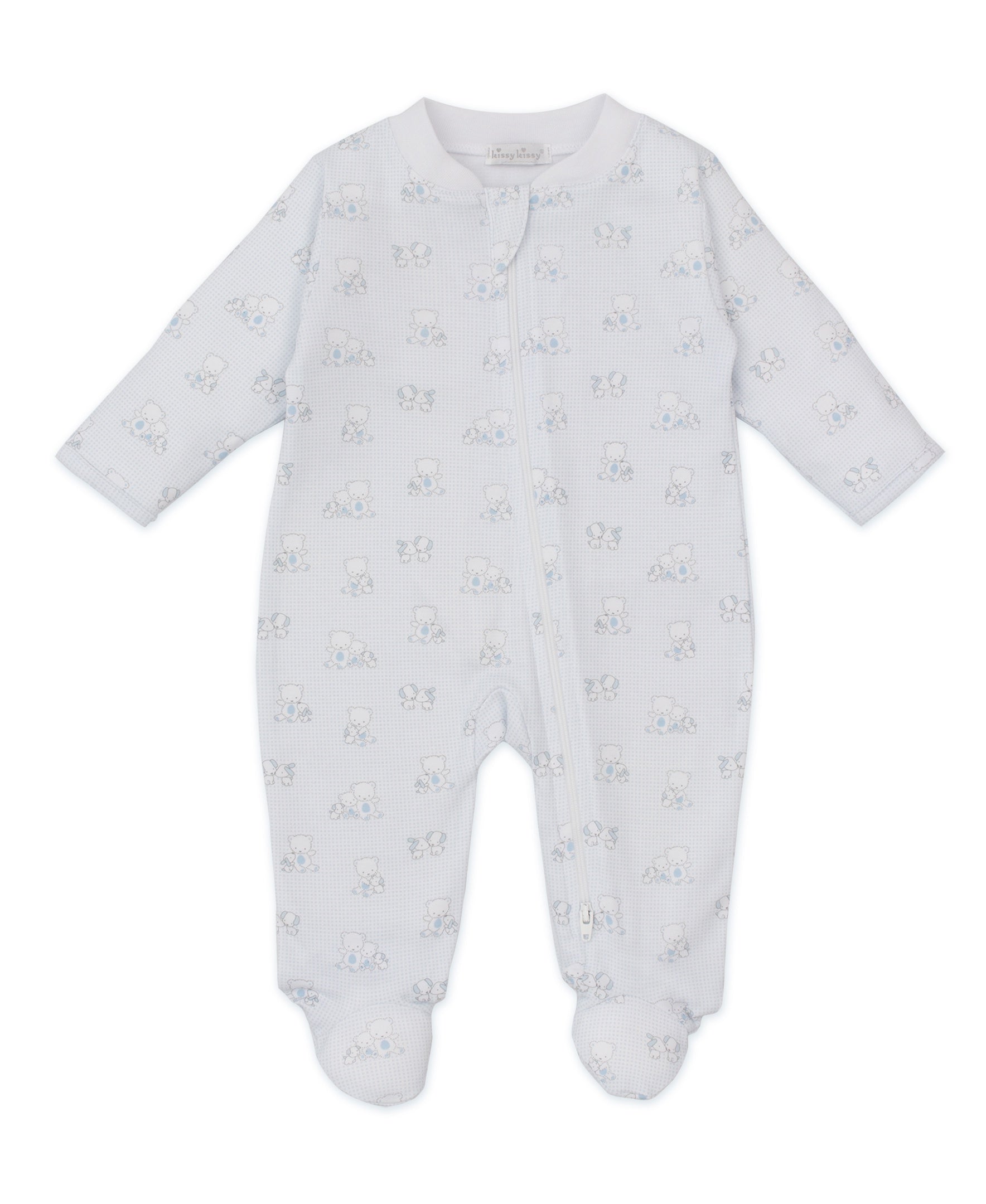 Kissy Kissy Bear Bestie Footie W/Zip PRT 5112