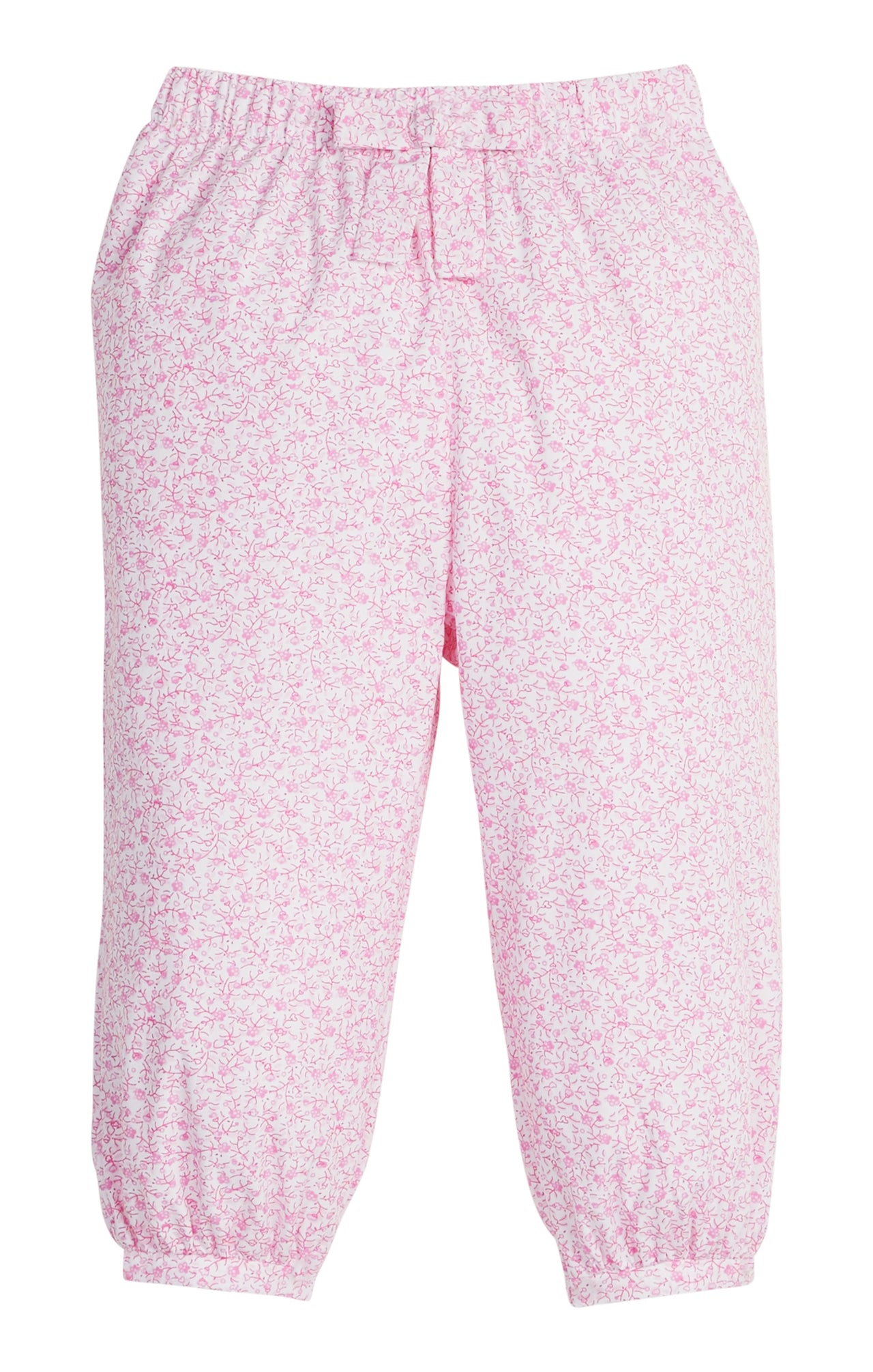 Little English Banded Bow Pant Pink Vinings 5207