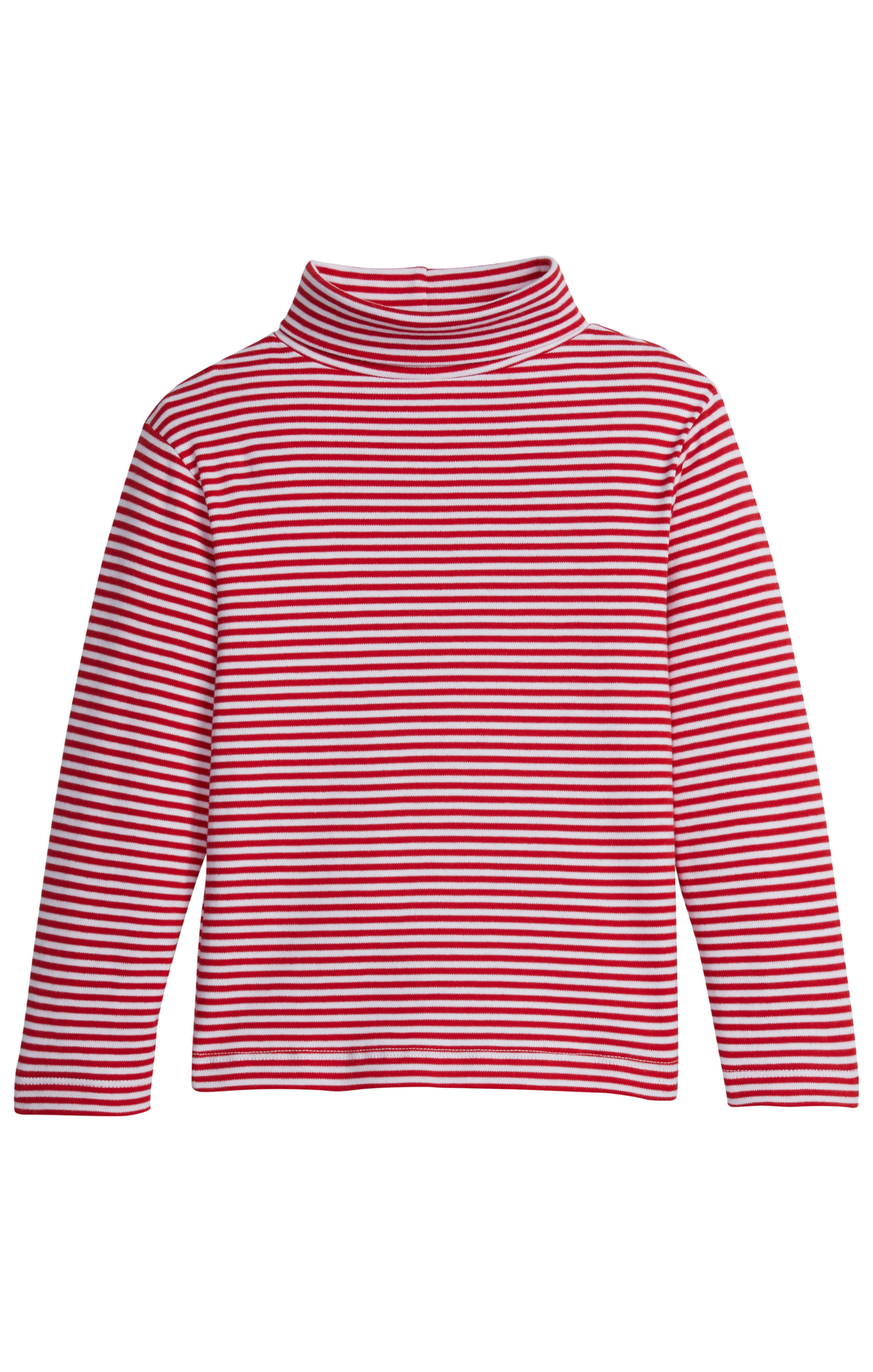 Little English Striped Turtleneck Red 5107