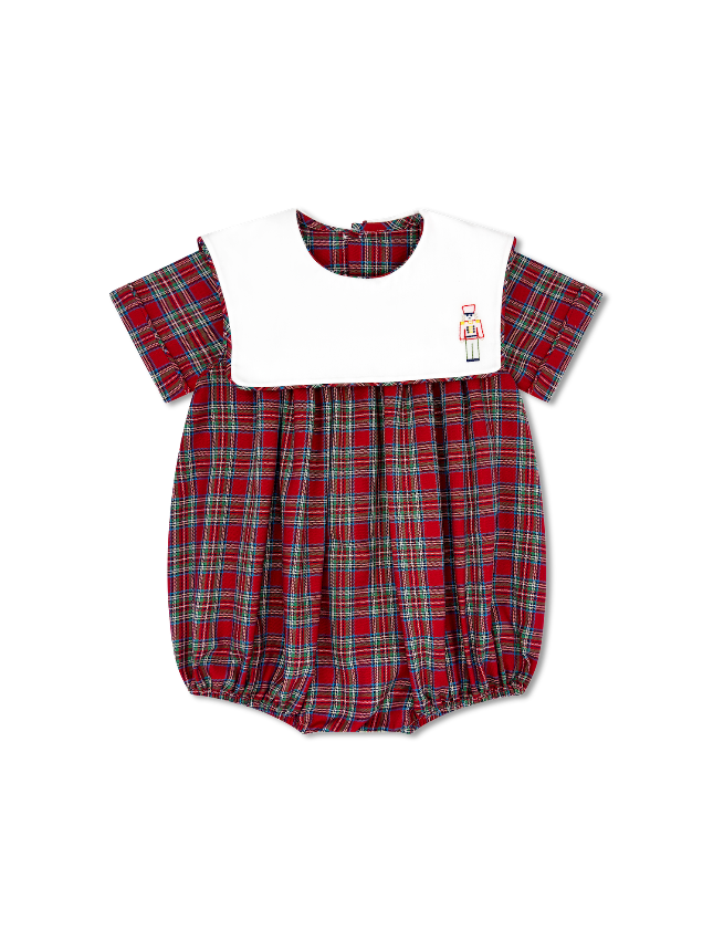 Lullaby Set Nutcracker Shadow Emb Christian Bubble Woodstock Plaid 5209