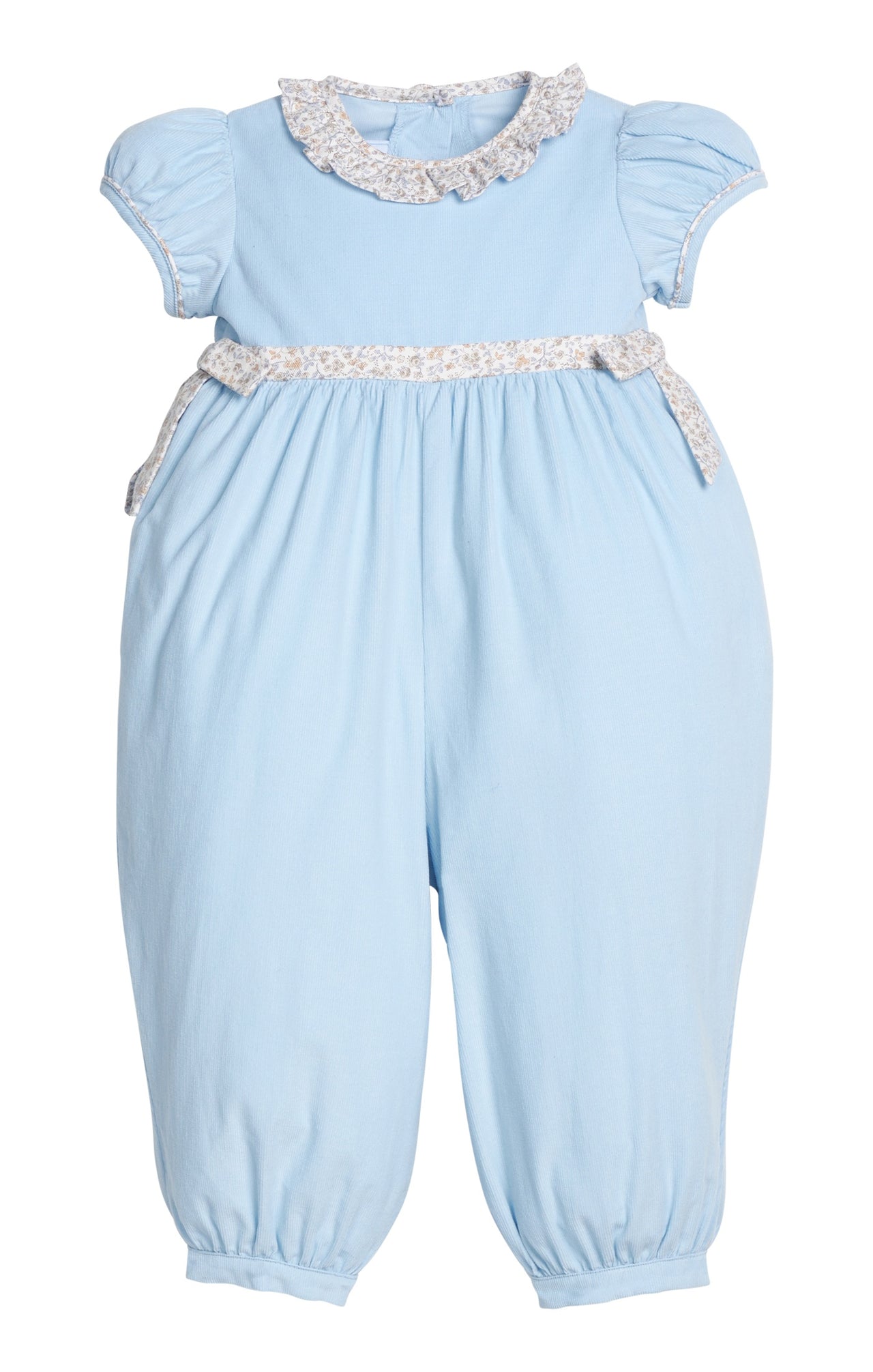 Little English Caroline Bow Romper Winthrop Floral 5208