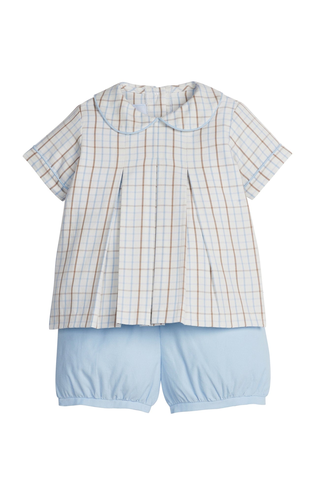 Little English Carson Short Set Wintrop Plaid %208